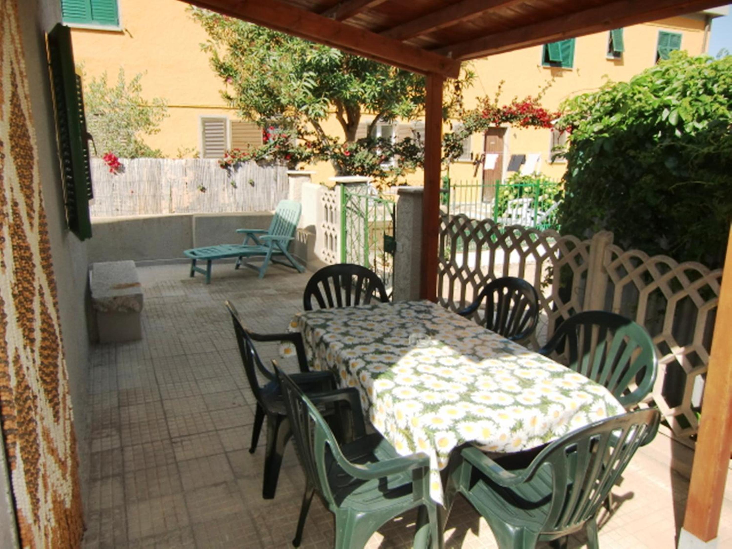 outdoor BBQ area