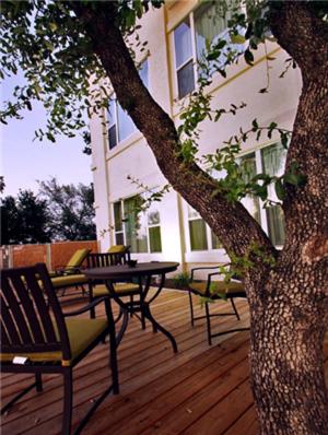 outdoor BBQ area