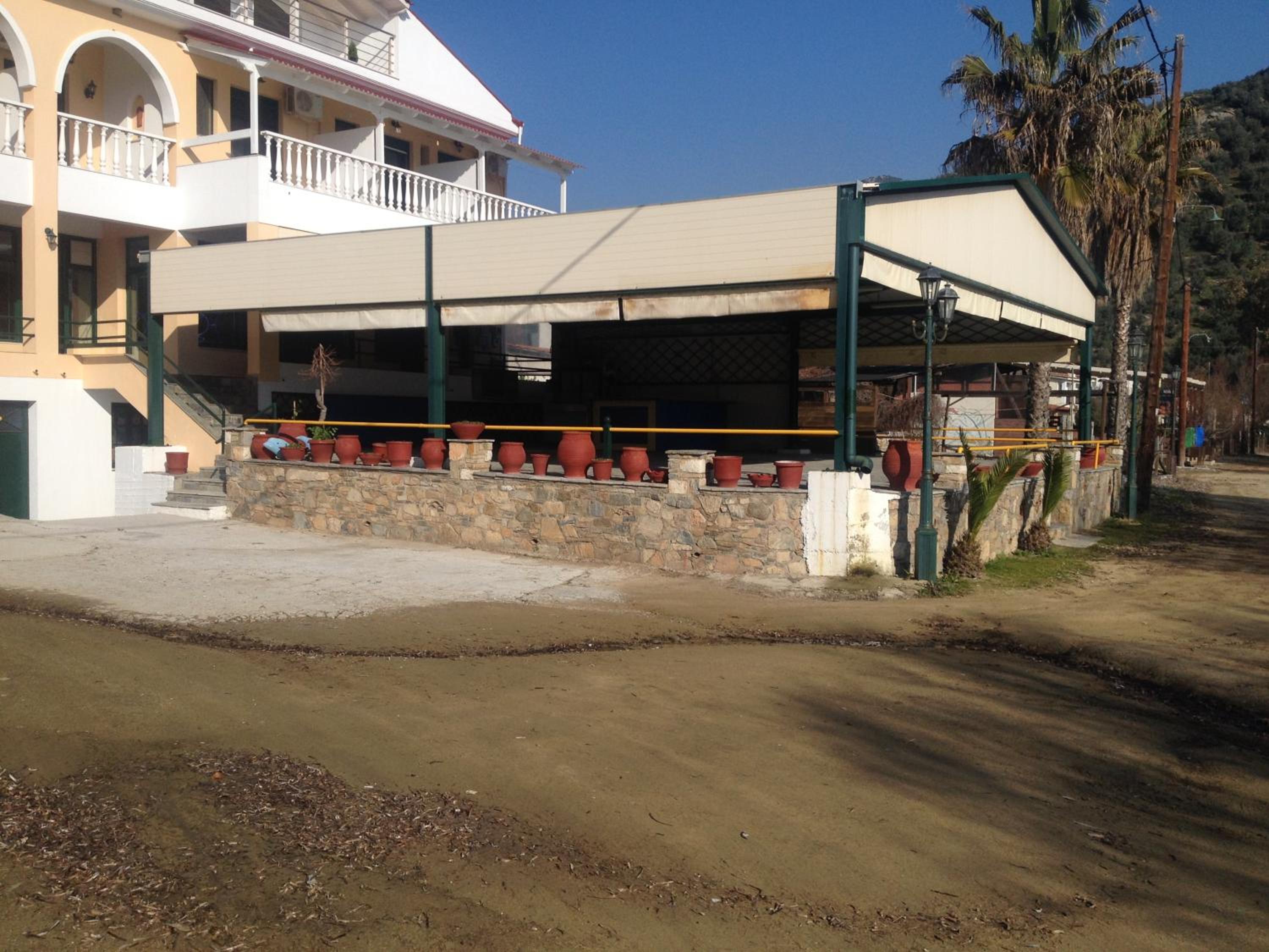 outdoor BBQ area