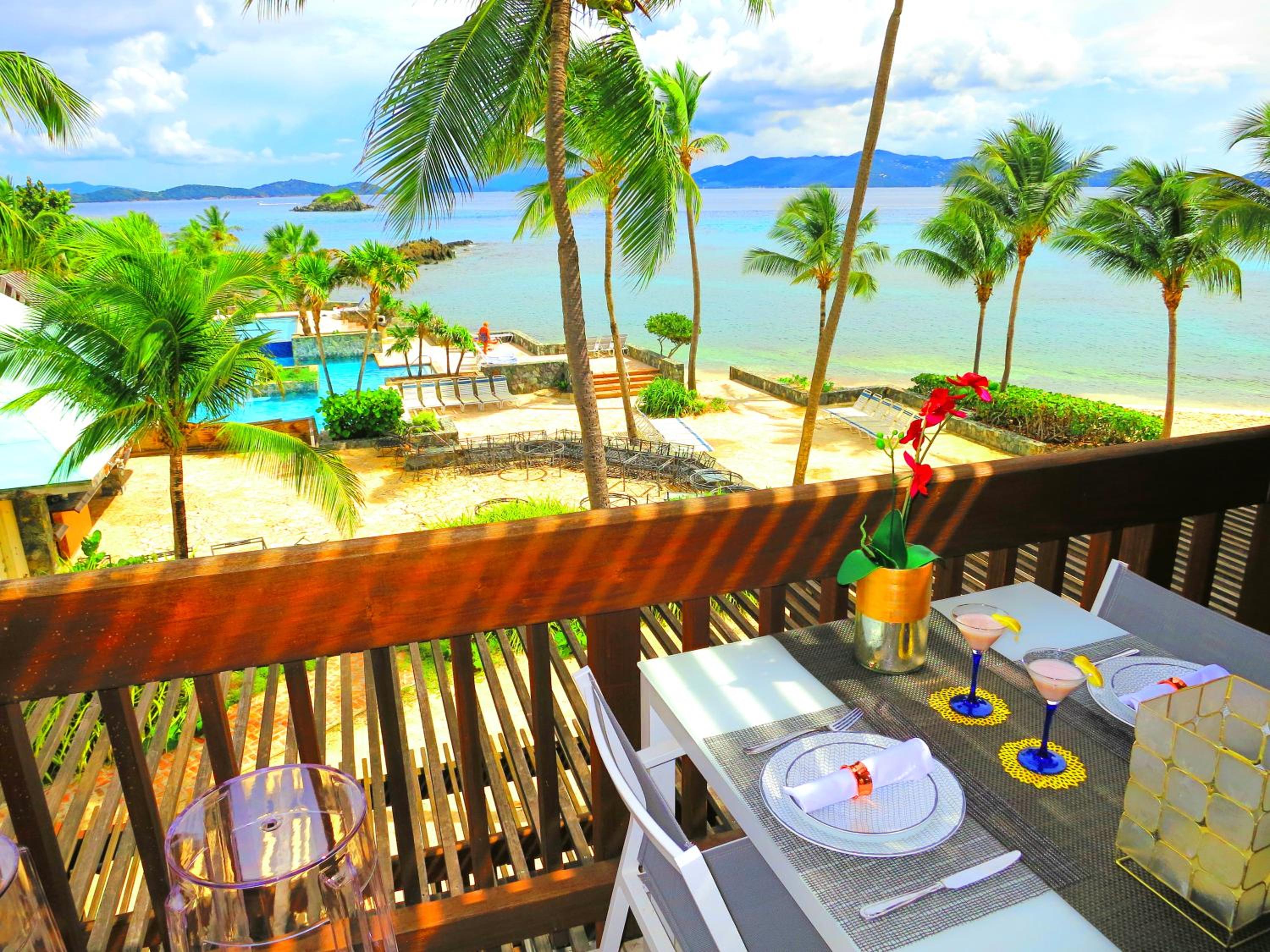 Luxury Beachfront Duplex Villa on Sapphire Beach IV