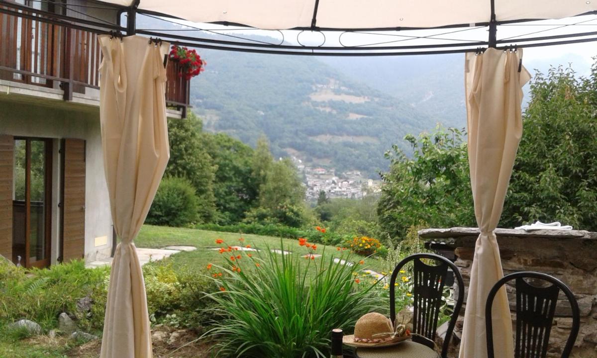 outdoor BBQ area