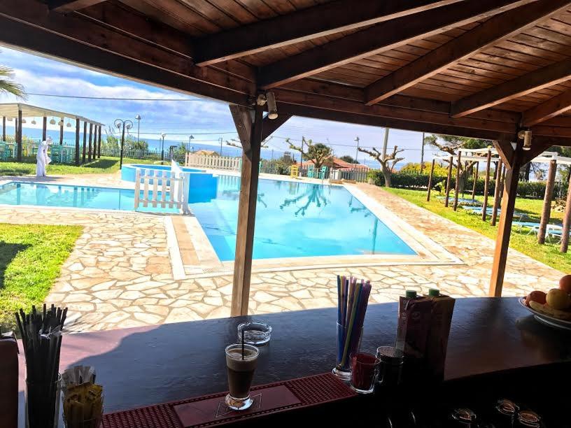 outdoor BBQ area