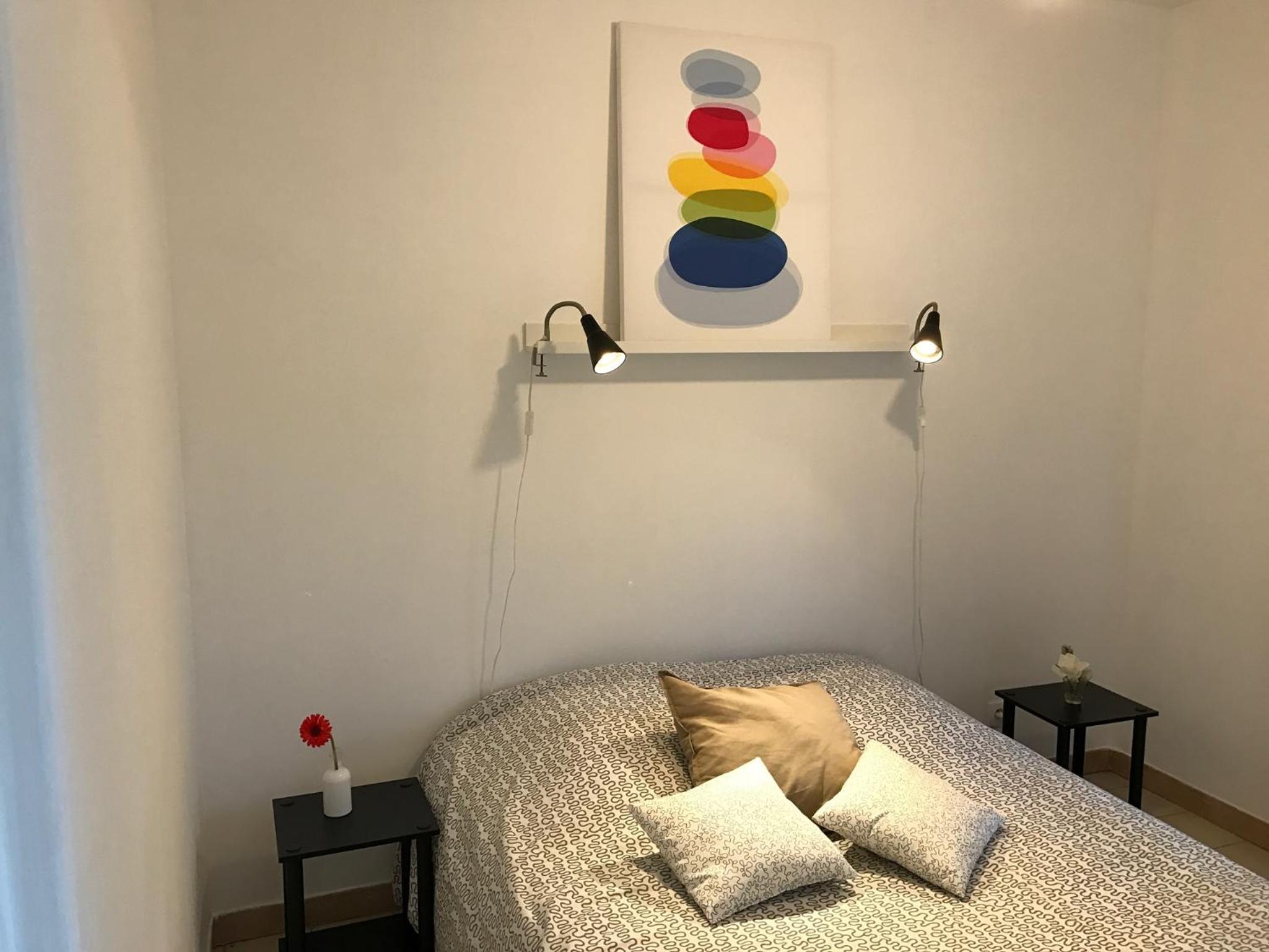 Appartement calme, clim, patio XXL, piscine&parking
