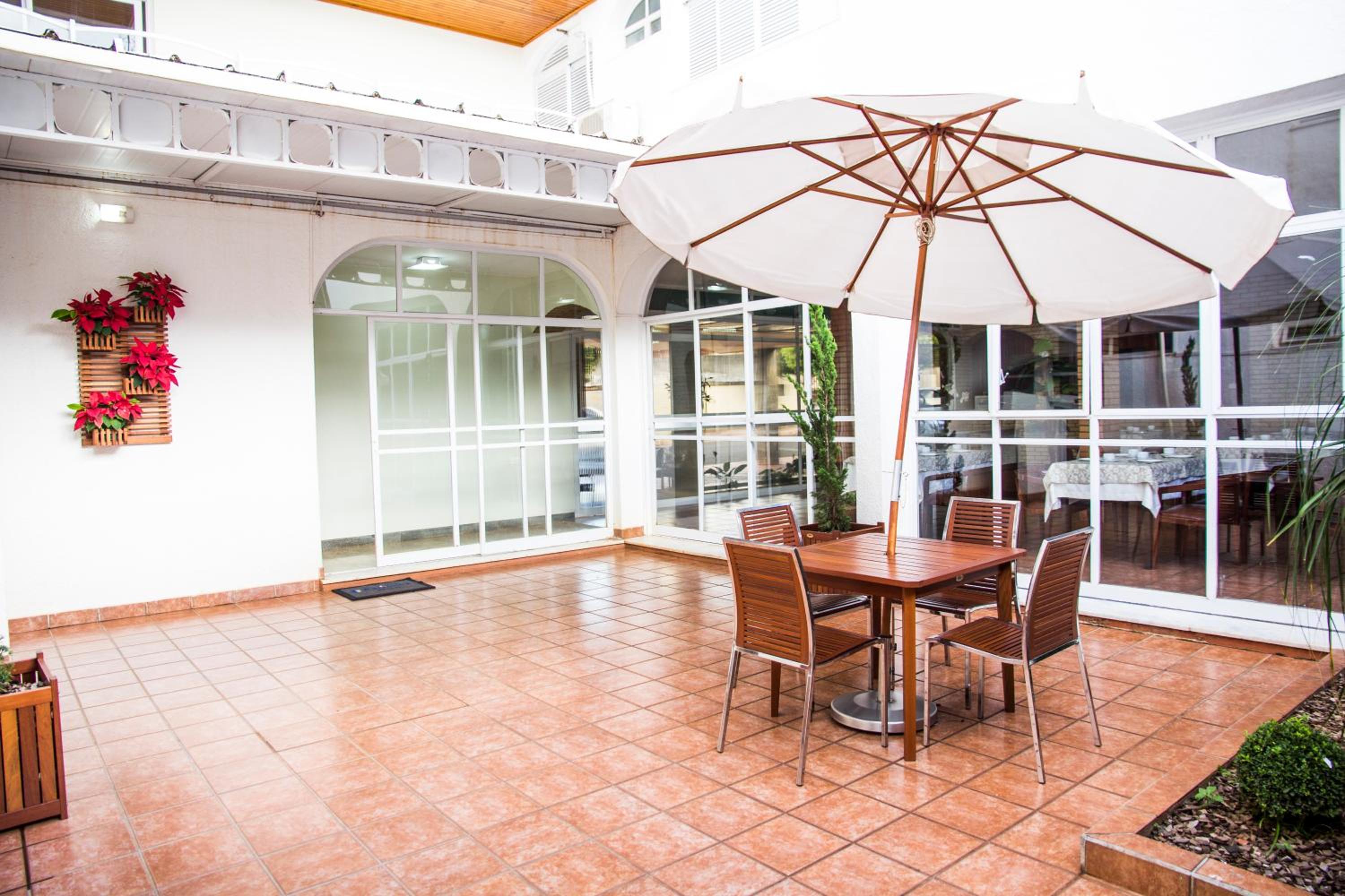 outdoor BBQ area