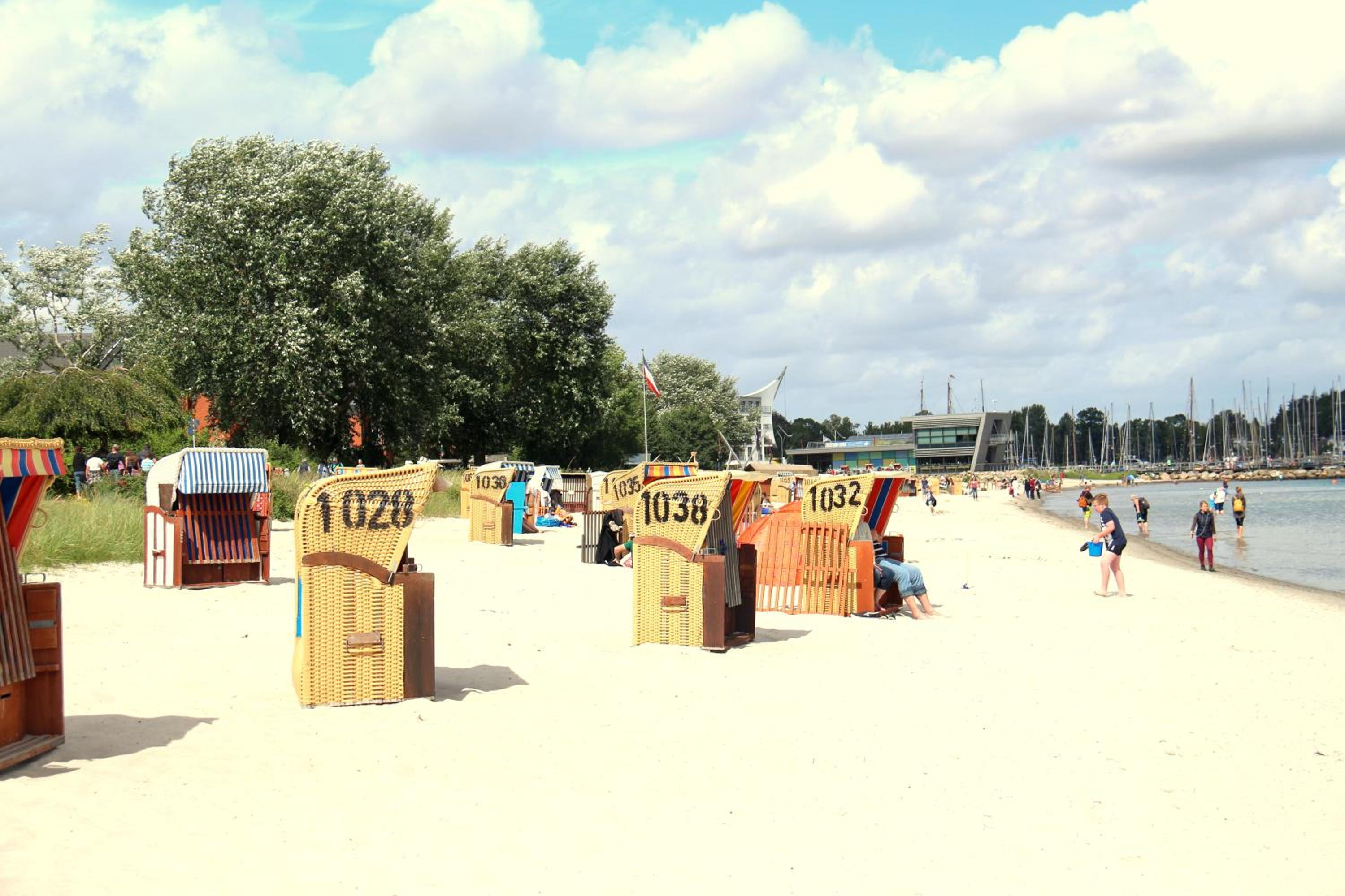 Sonnengruss am Strand