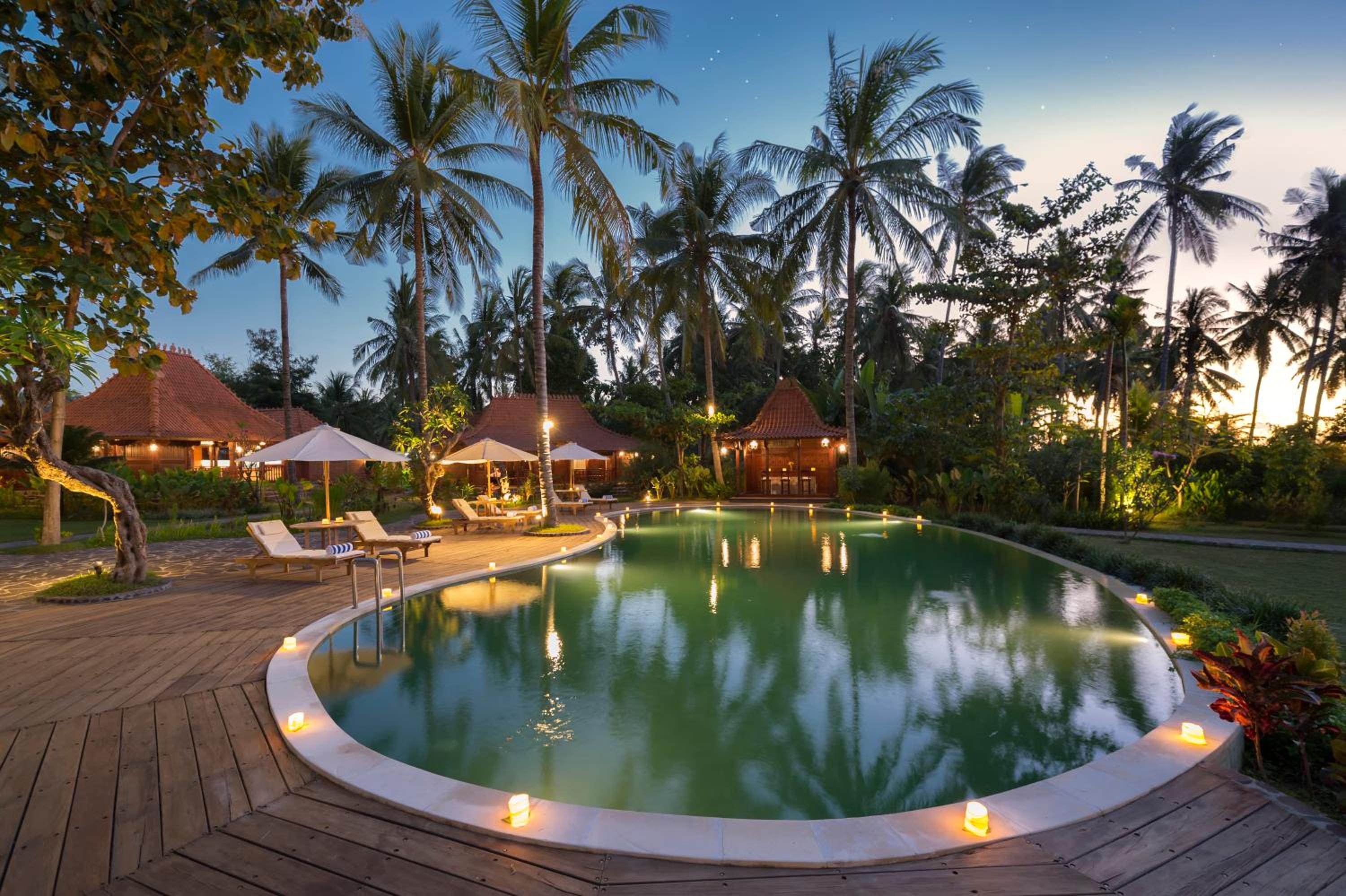 Diamond Beach Villa Lombok view 2