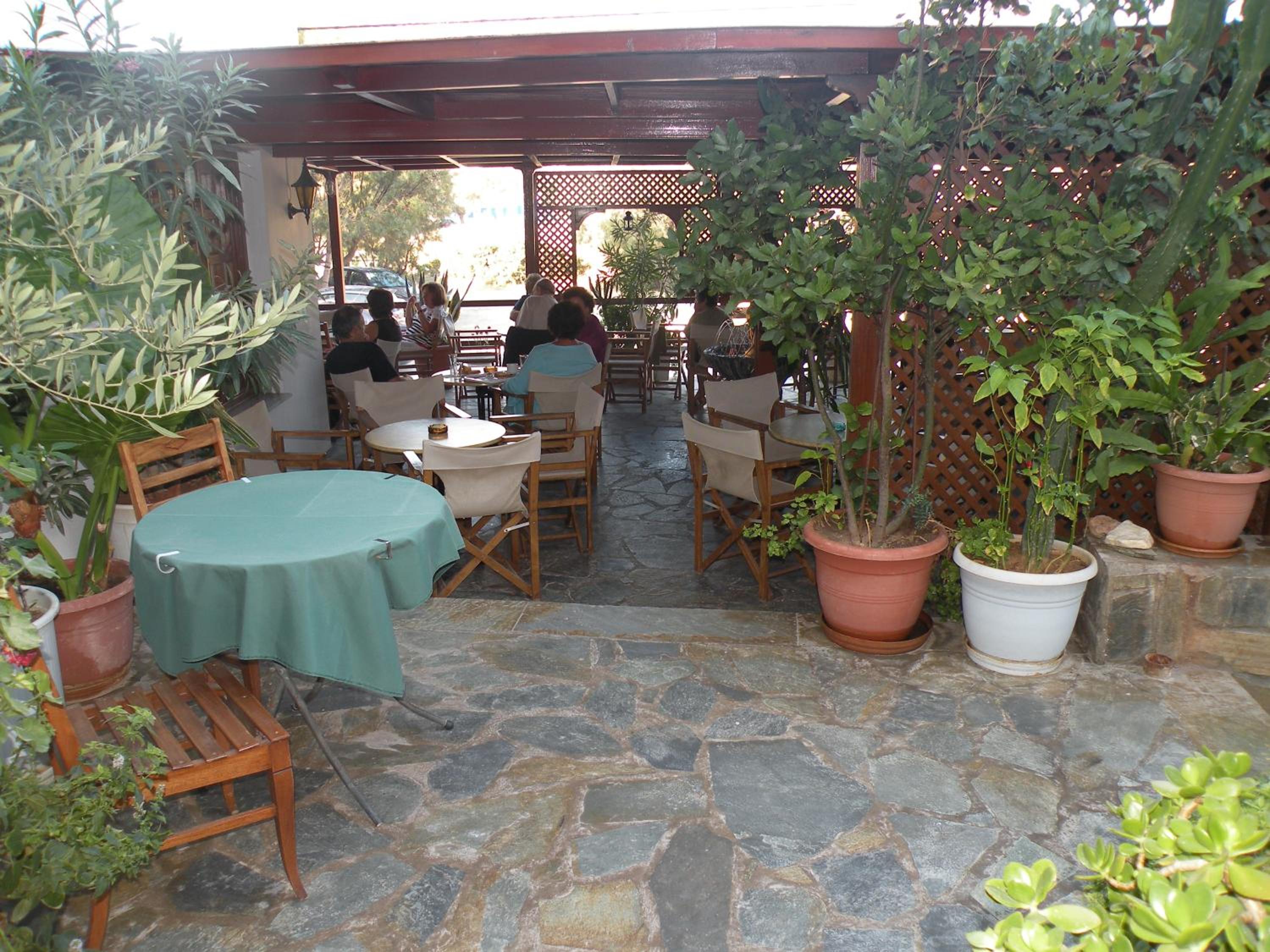outdoor BBQ area