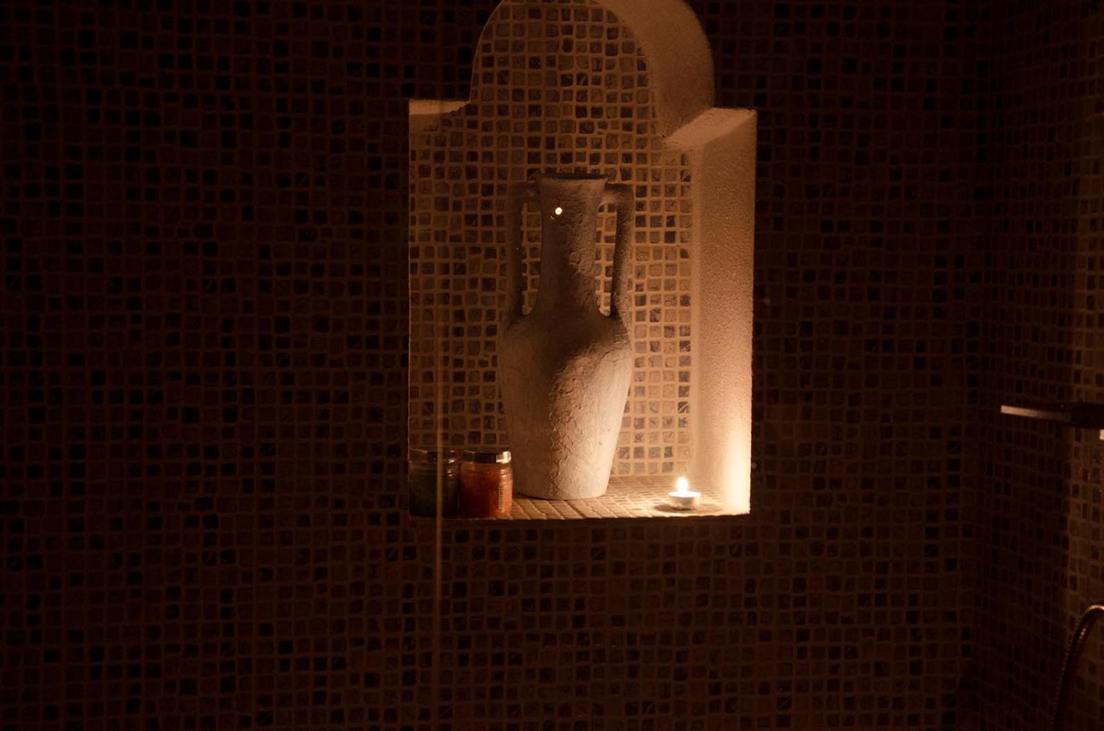 Casas Cueva con piscina y barbacoa