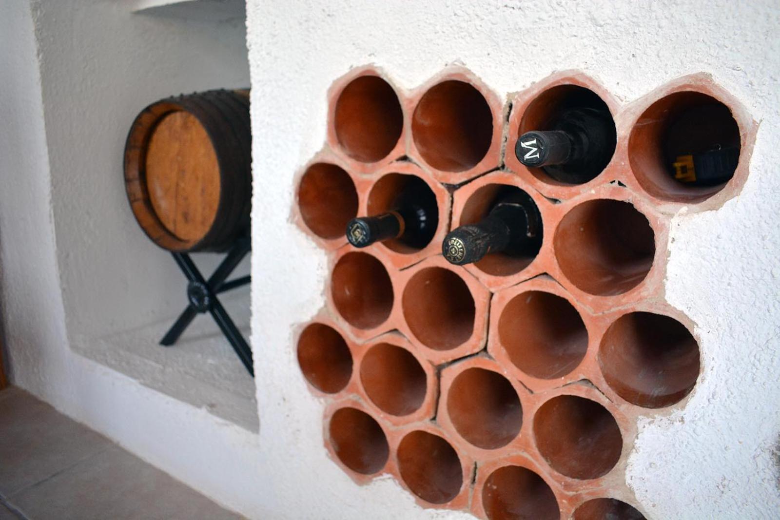 Casas Cueva con piscina y barbacoa