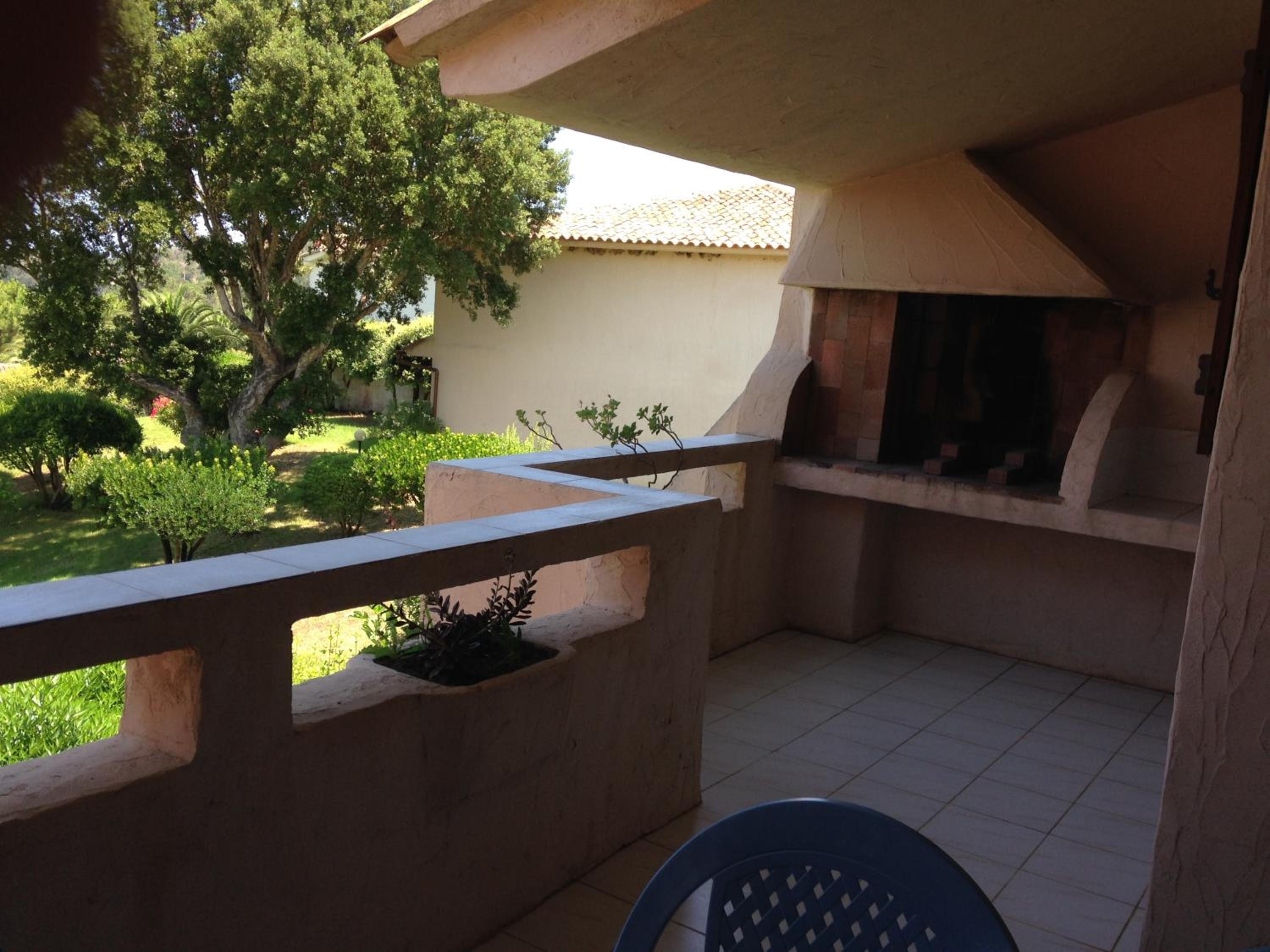 outdoor BBQ area