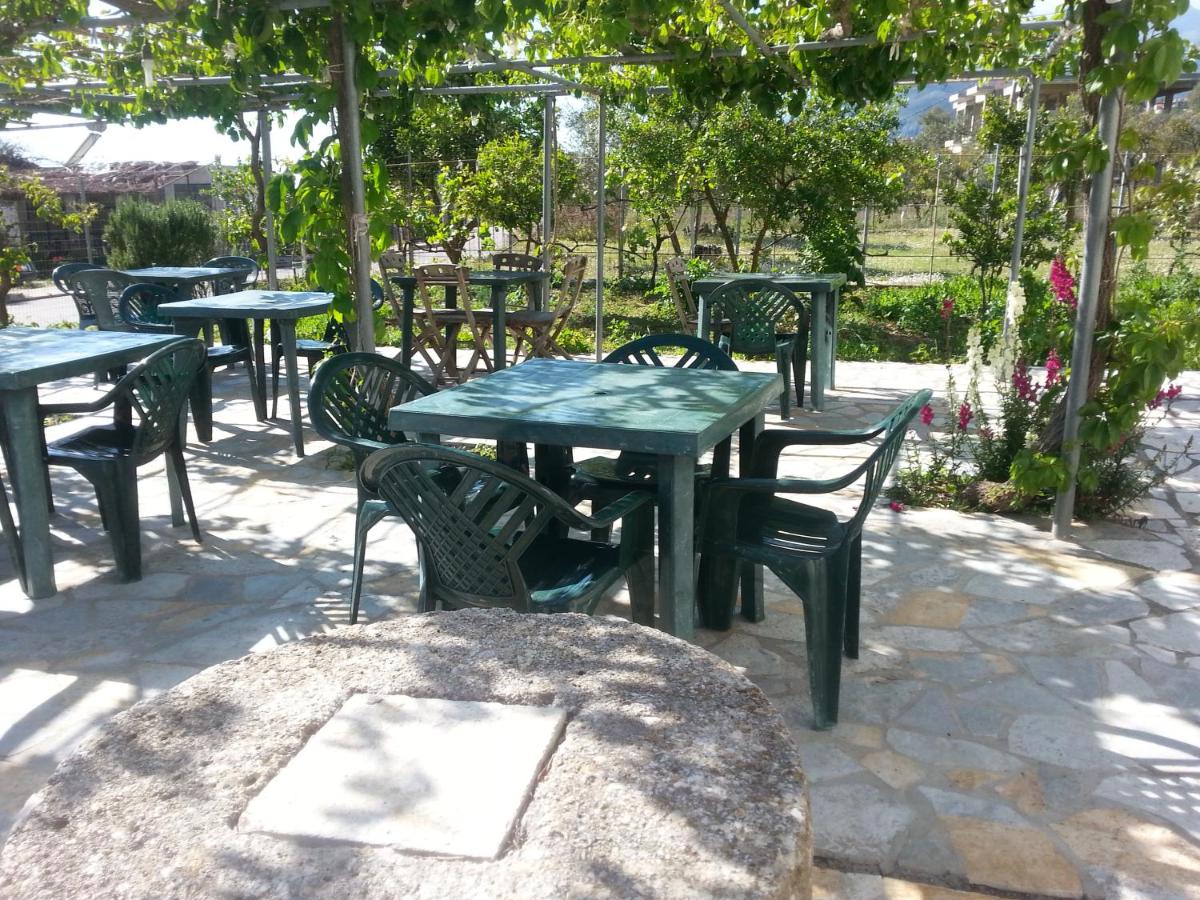 outdoor BBQ area