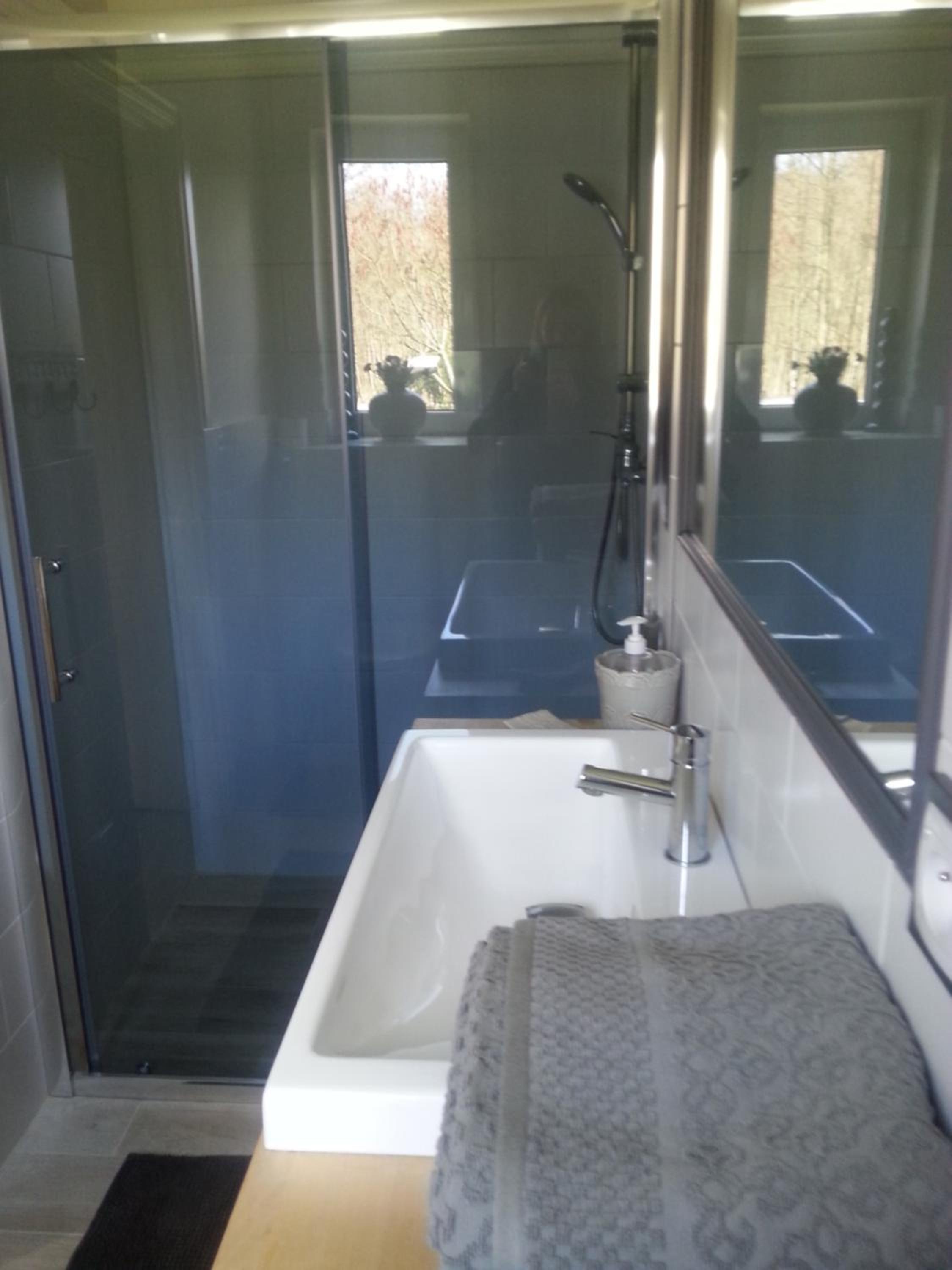 Wiejska Chata en Szwalk — bathroom