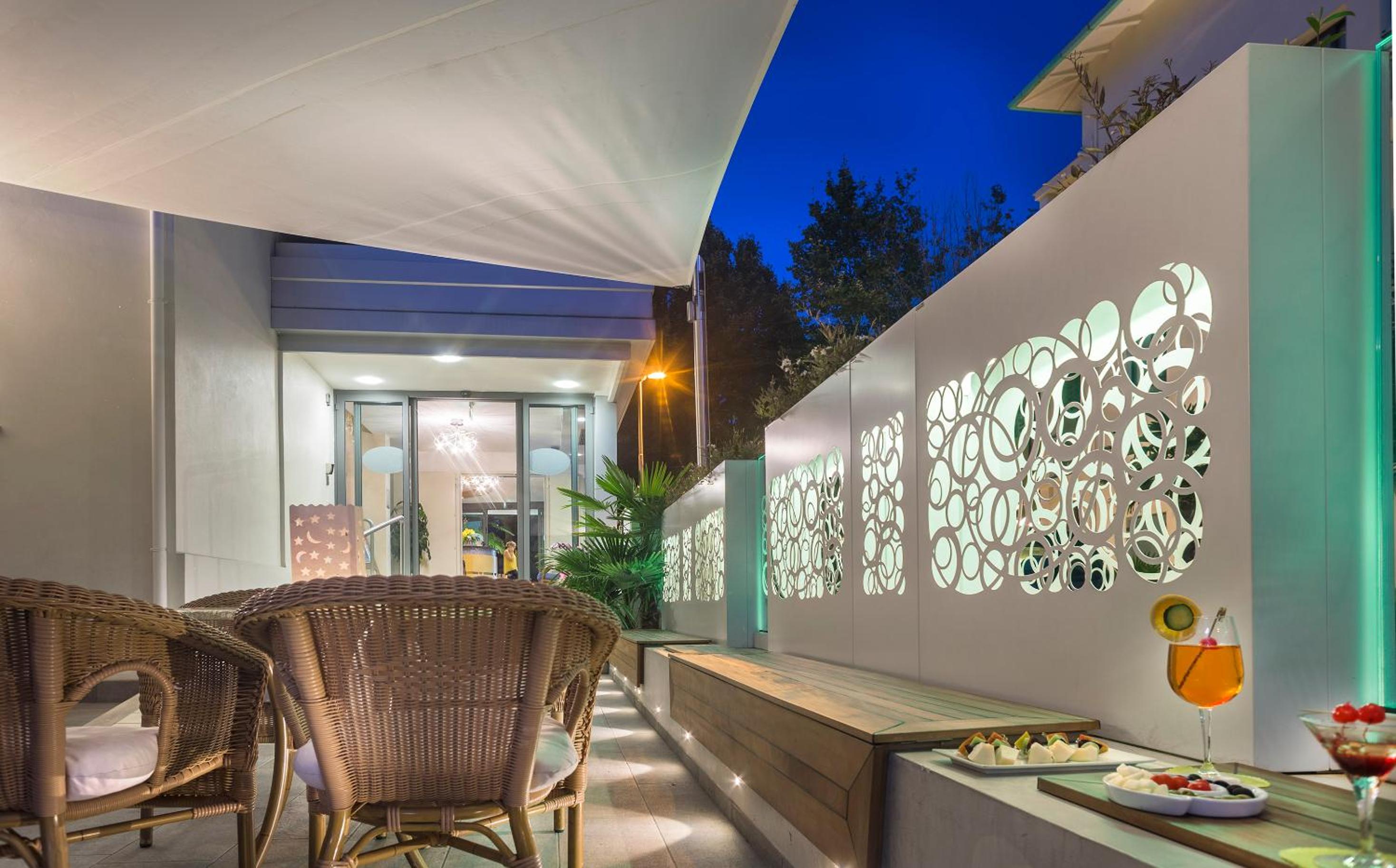 outdoor BBQ area