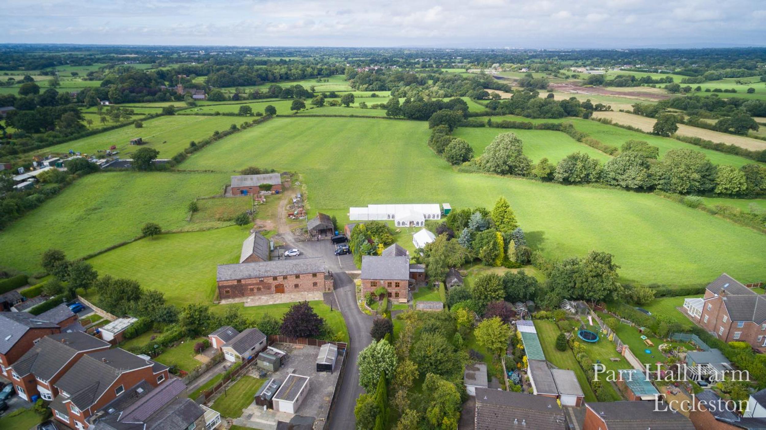 Parr Hall Farm, Eccleston view 2