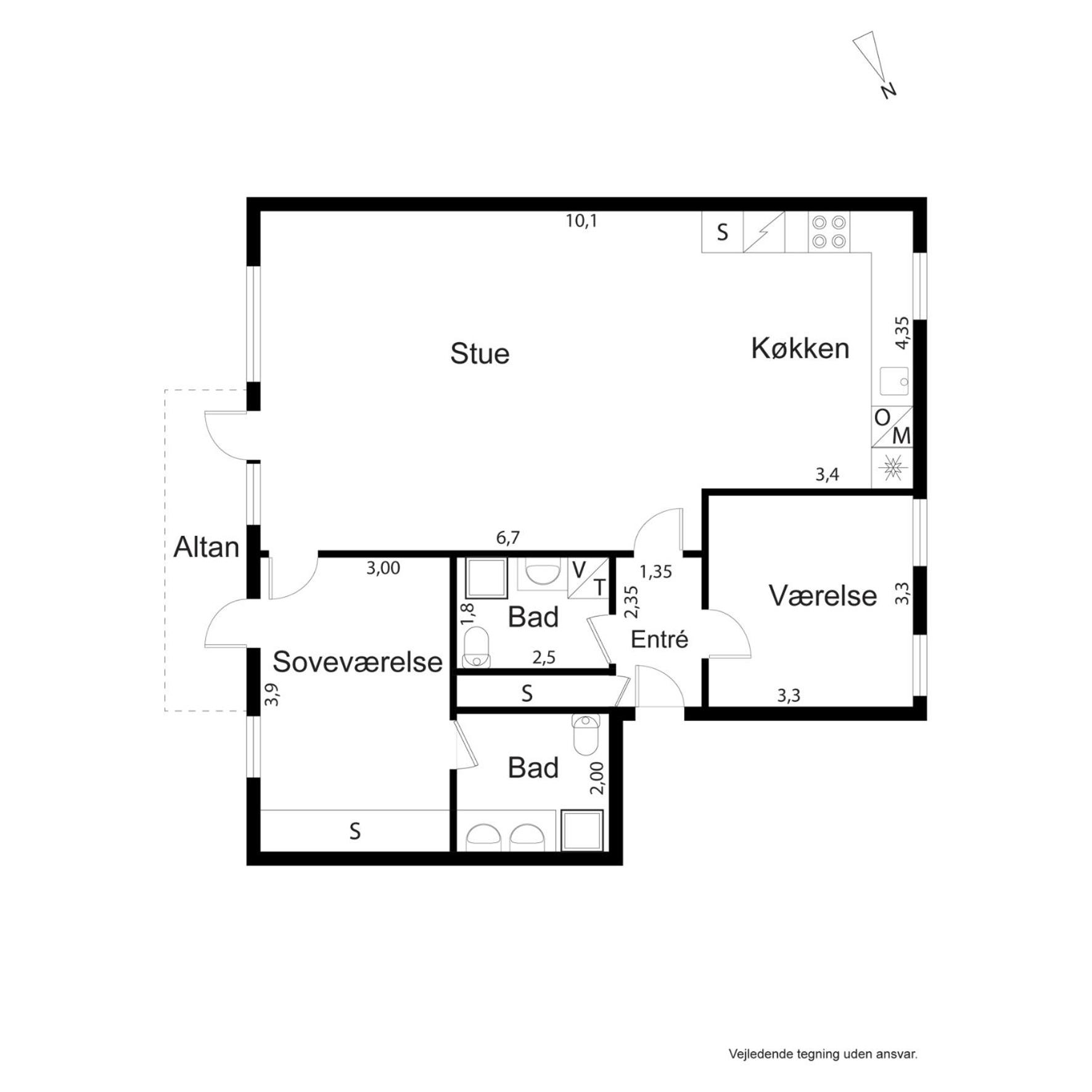 CPH Lux apartm, 2 FULL BATHROOMS 2th view 5