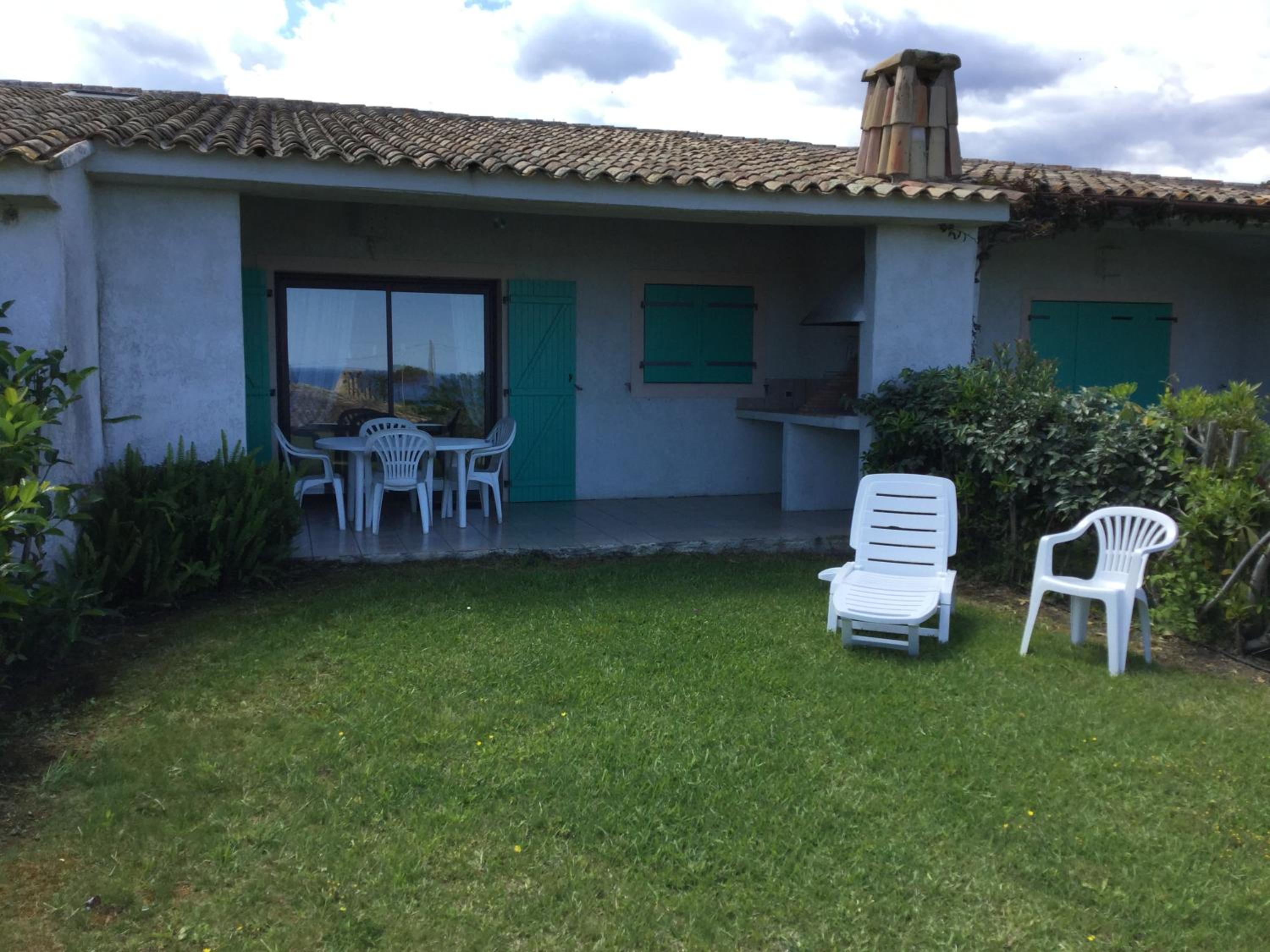 outdoor BBQ area