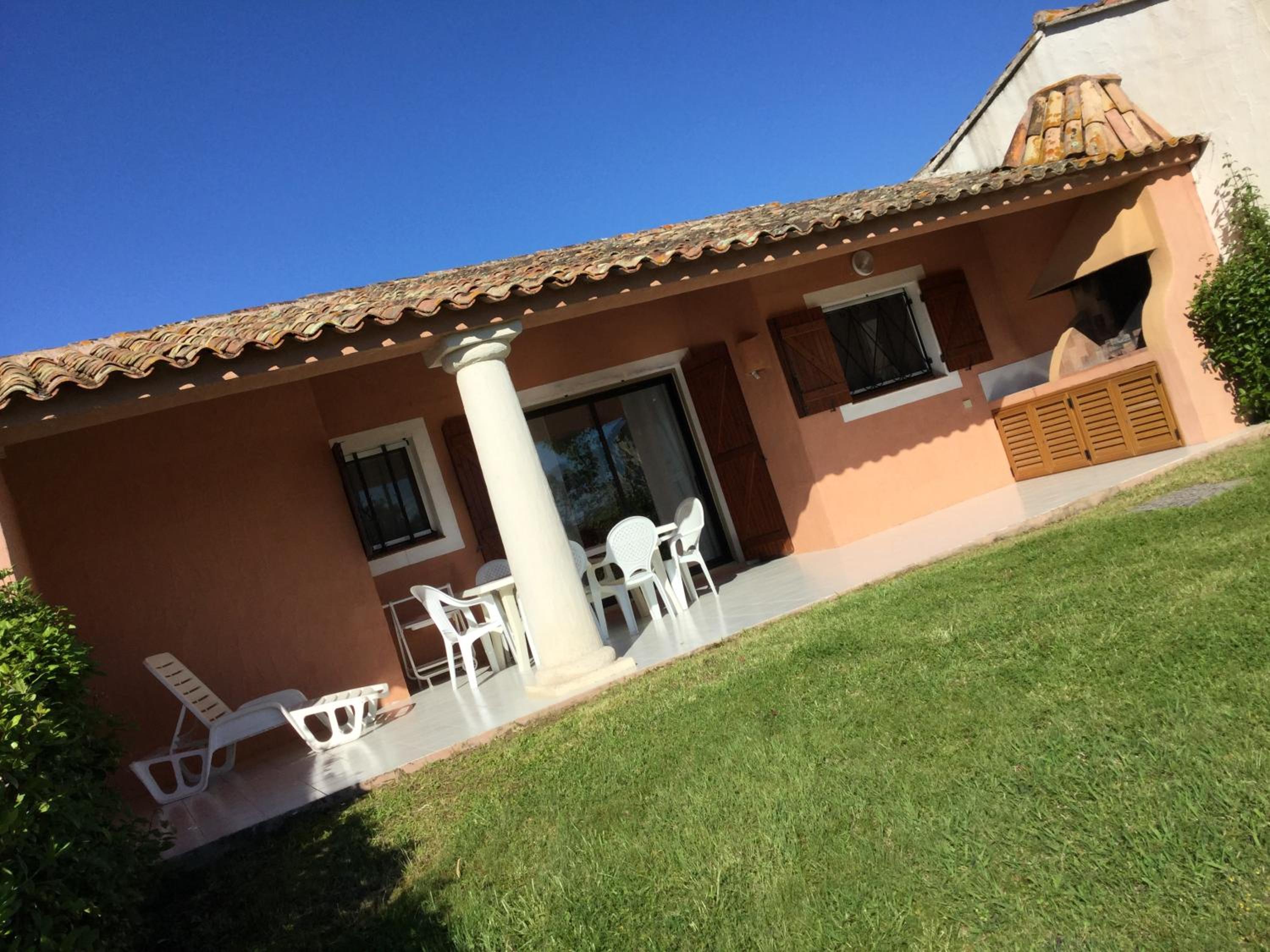 outdoor BBQ area