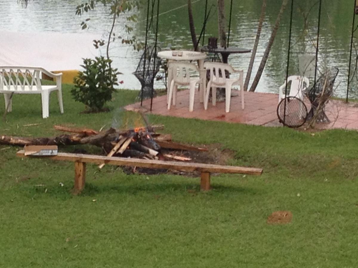 outdoor BBQ area