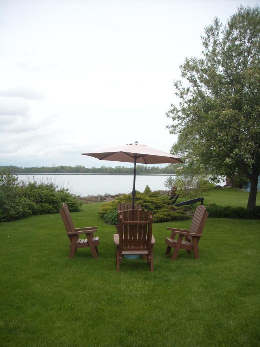 outdoor BBQ area