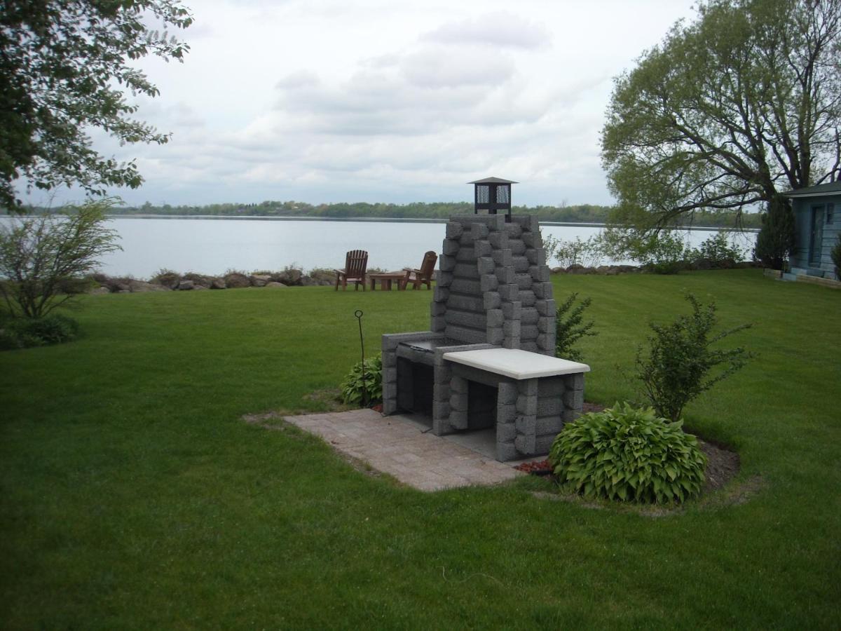 outdoor BBQ area