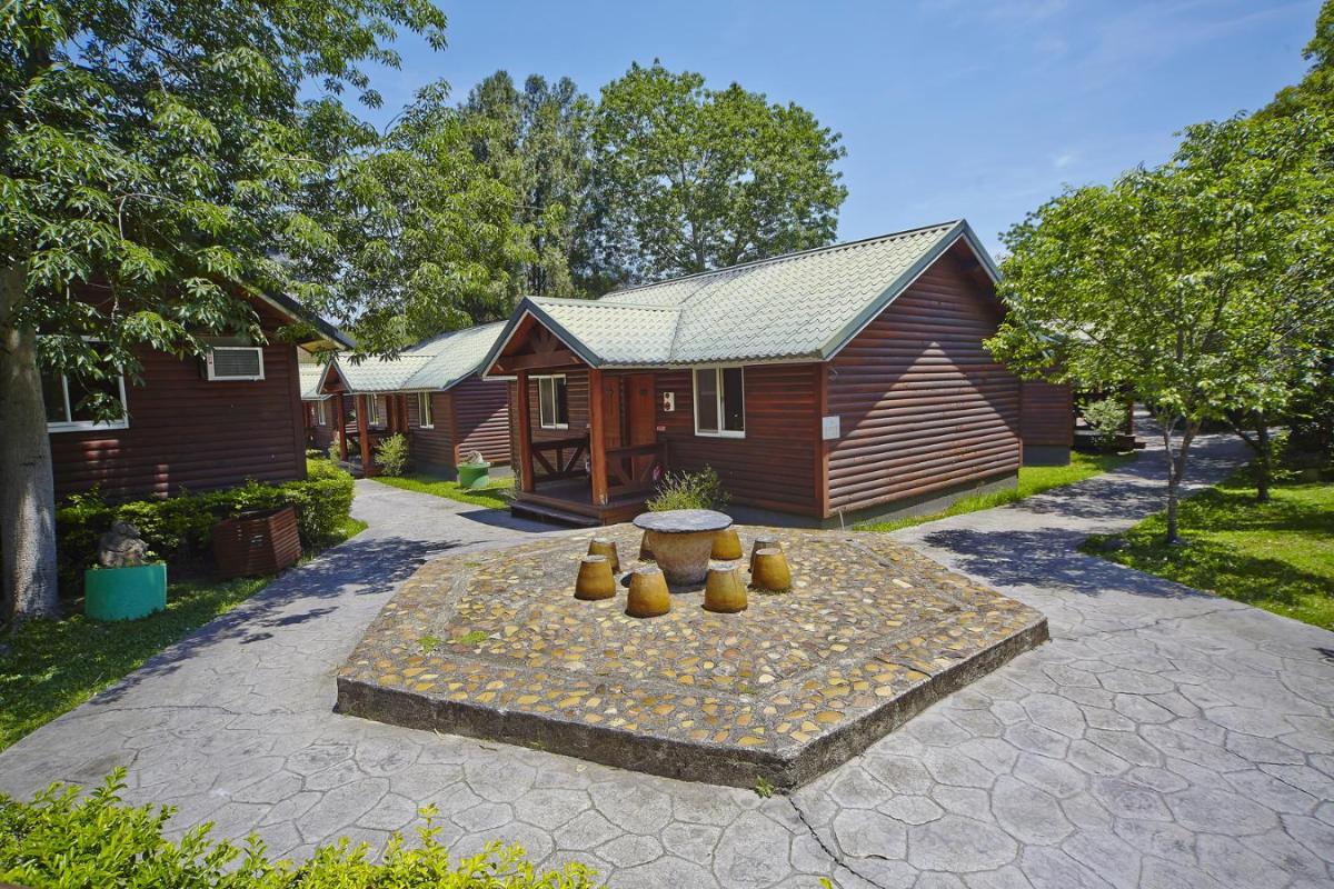 outdoor BBQ area