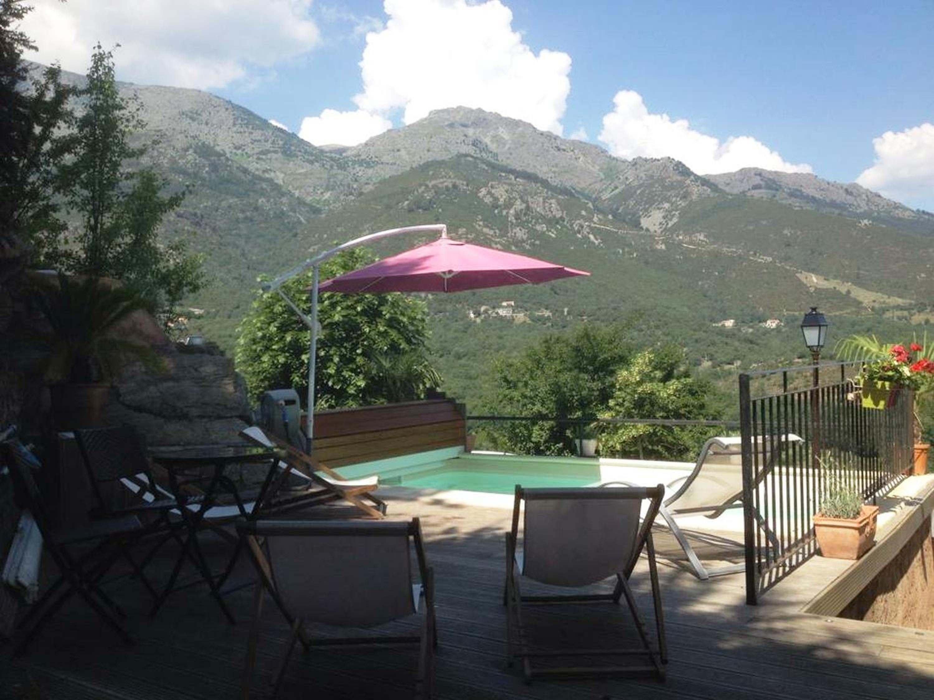outdoor BBQ area
