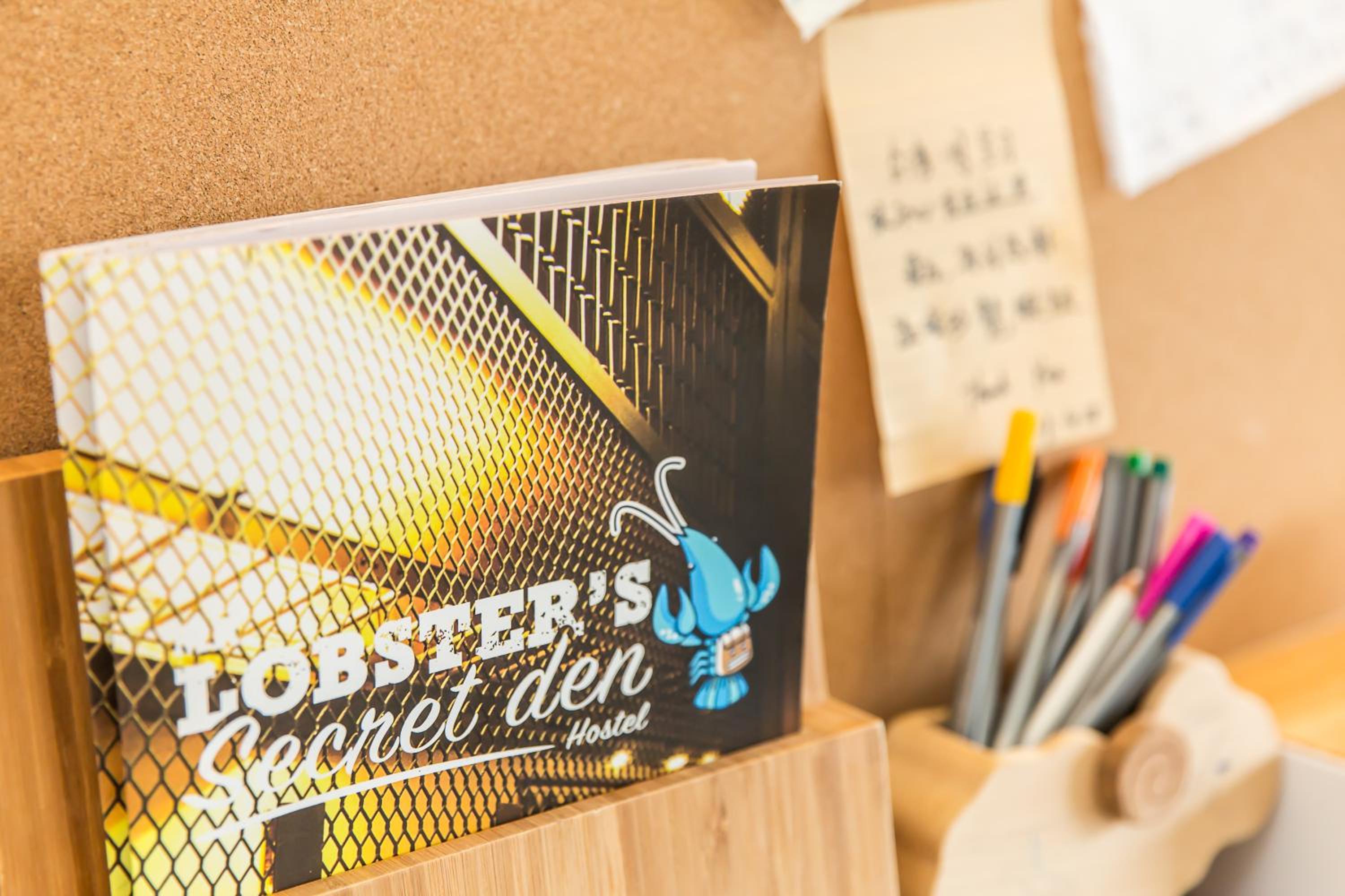 Mr. Lobster’s Secret Den design hostel