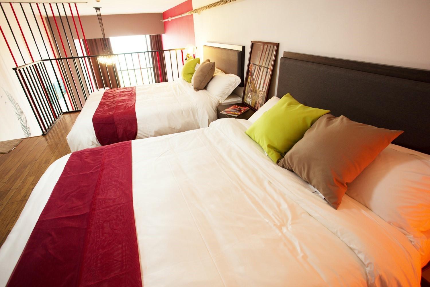 April Fair Duplex Apartment Guagnzhou South Railway Station Min Jie Branch