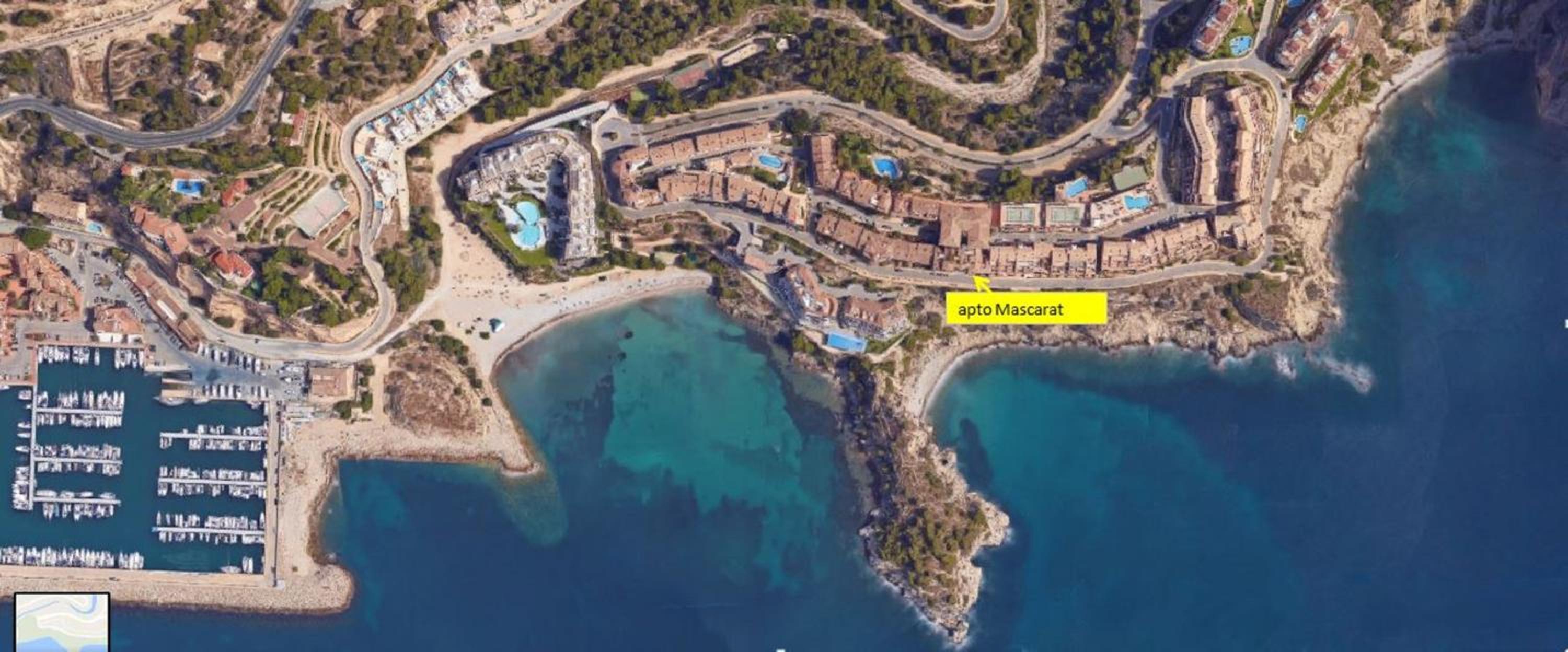 Apartamento Mascarat vistas al mar