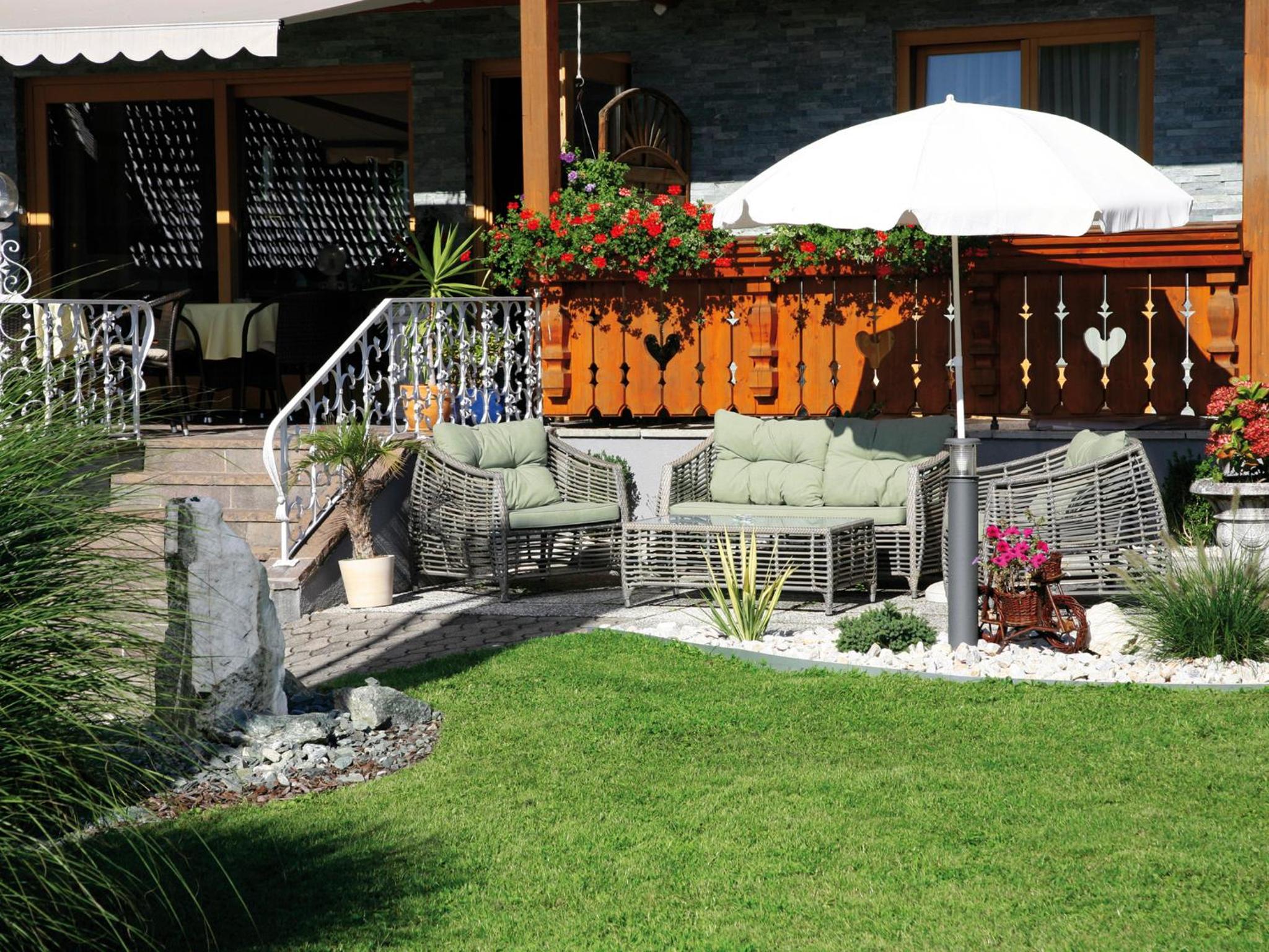 outdoor BBQ area