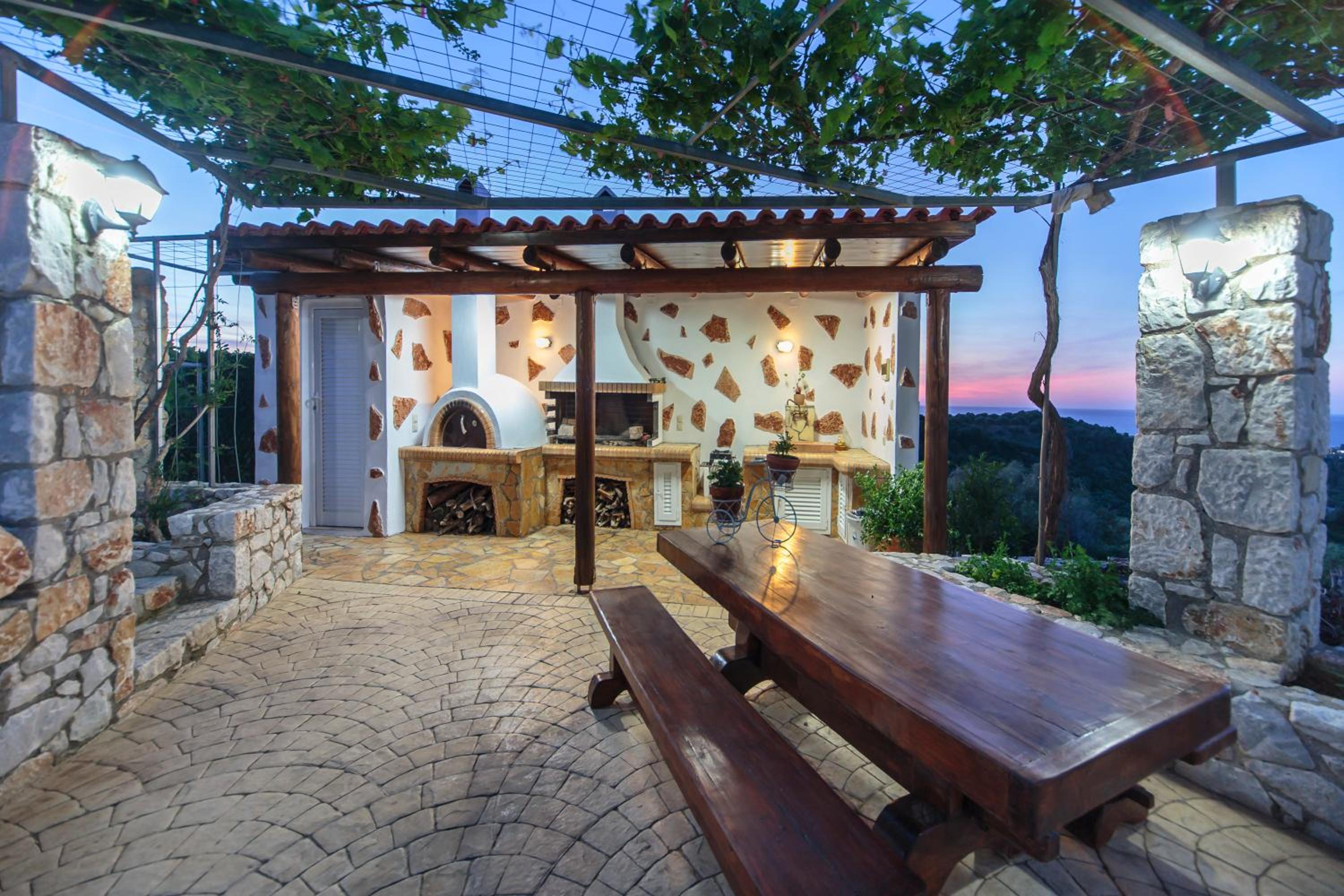Christine House Platanias view 4
