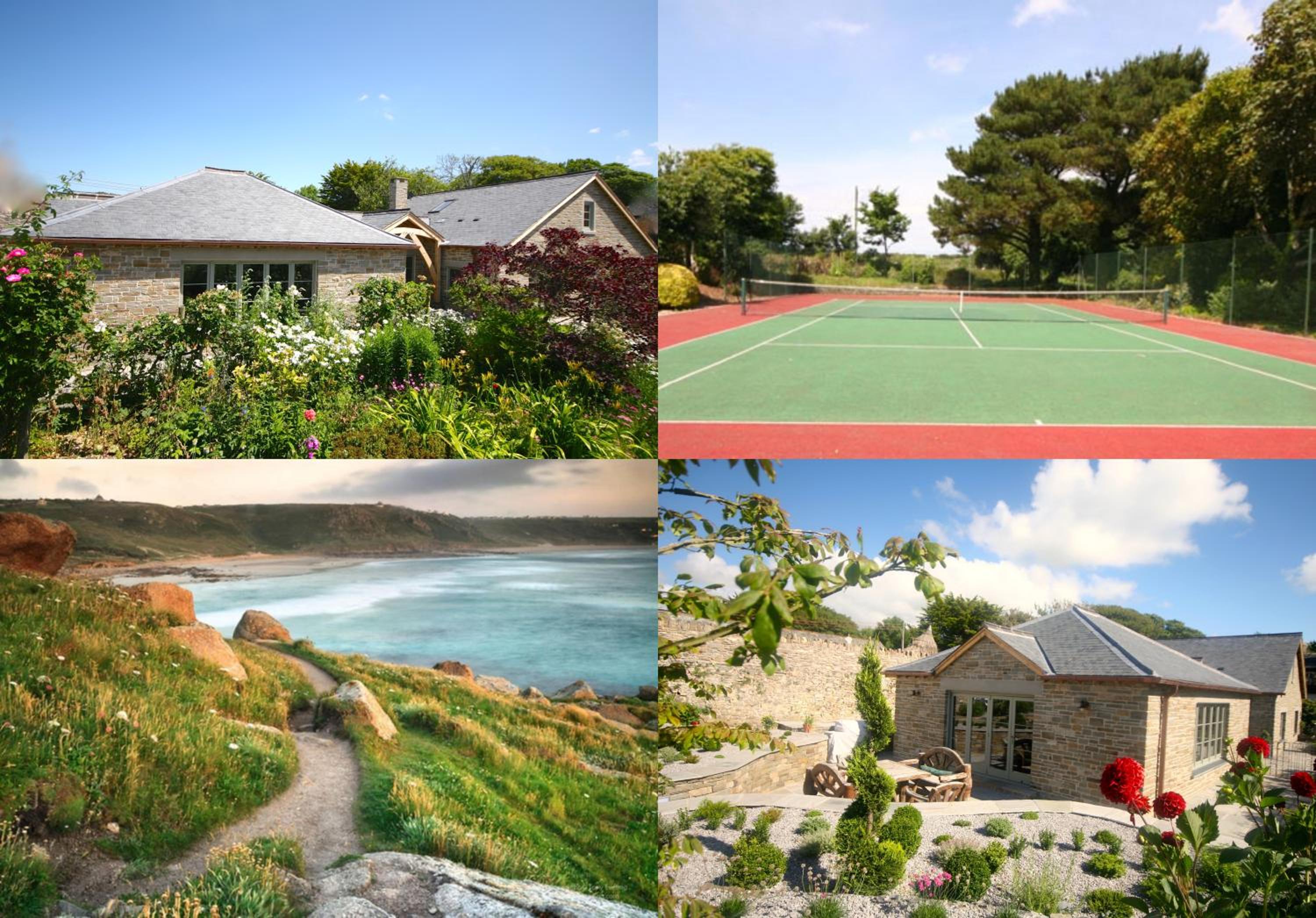 Putsborough Manor - 3 Self Catering Cottages Our Beach is dog friendly all year! On site Tennis & Play Area Paddock Spa baths Gas BBQs Private Gardens Supe view 2