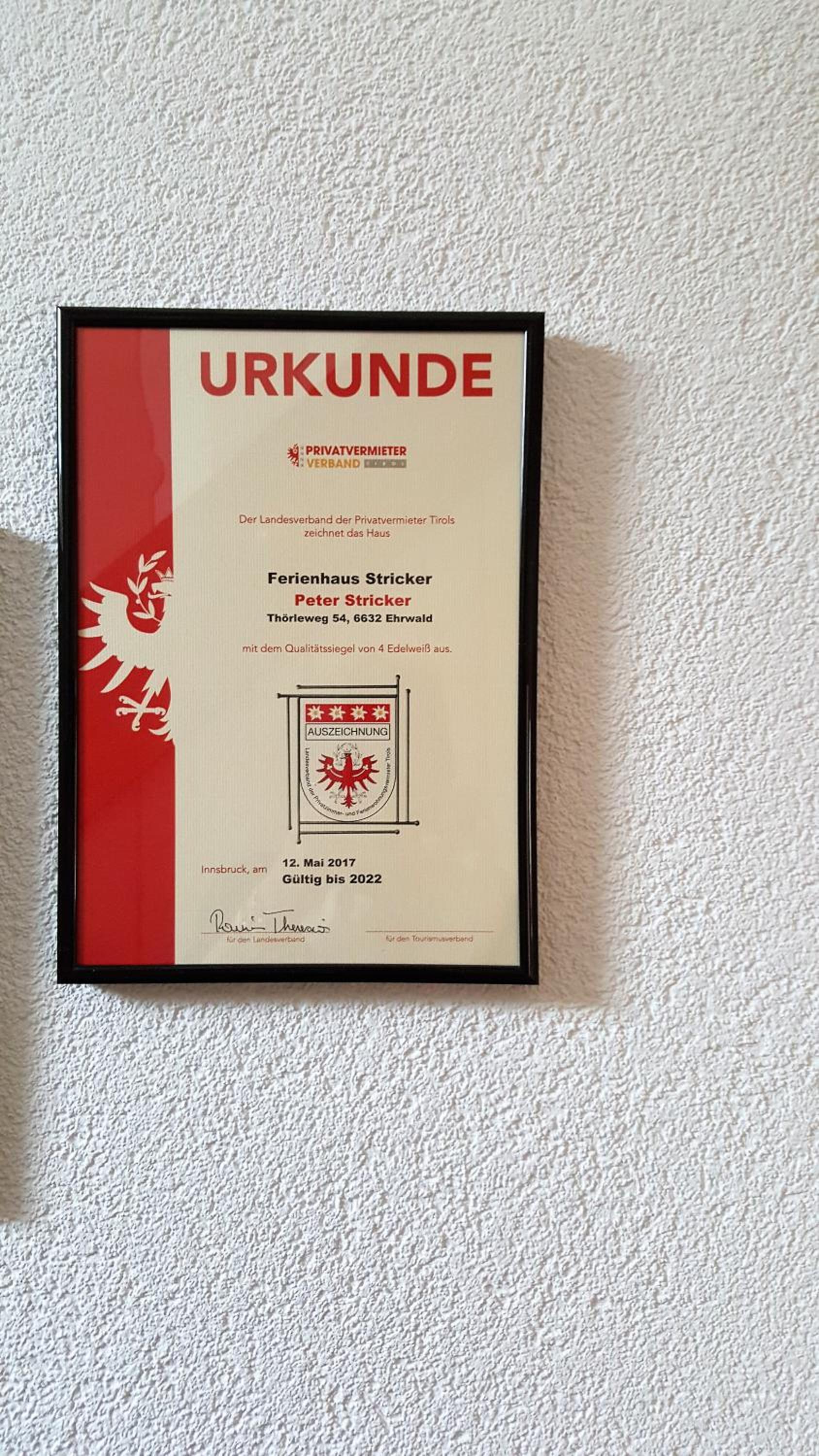 Ferienhaus Stricker