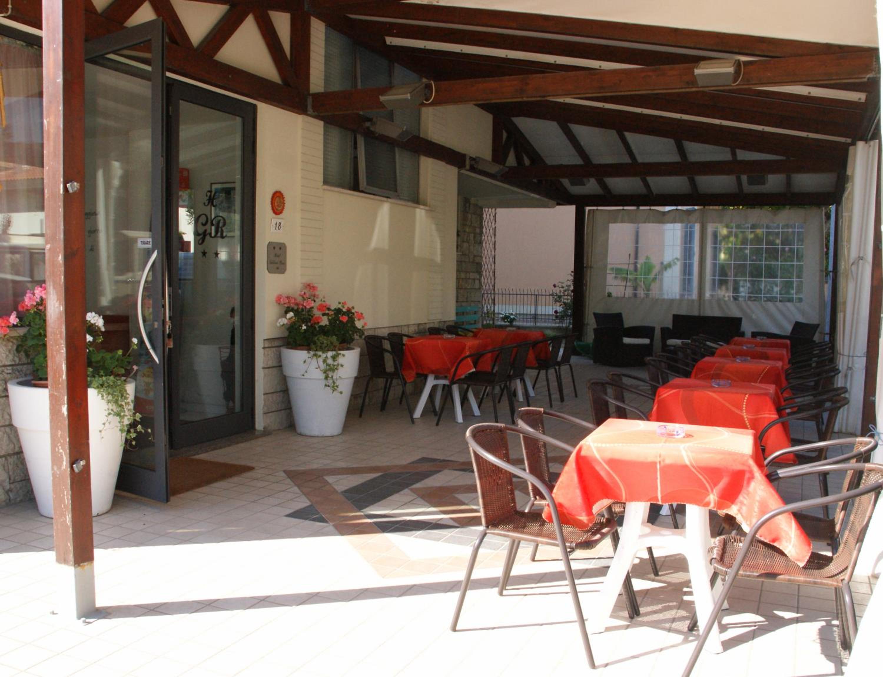 outdoor BBQ area