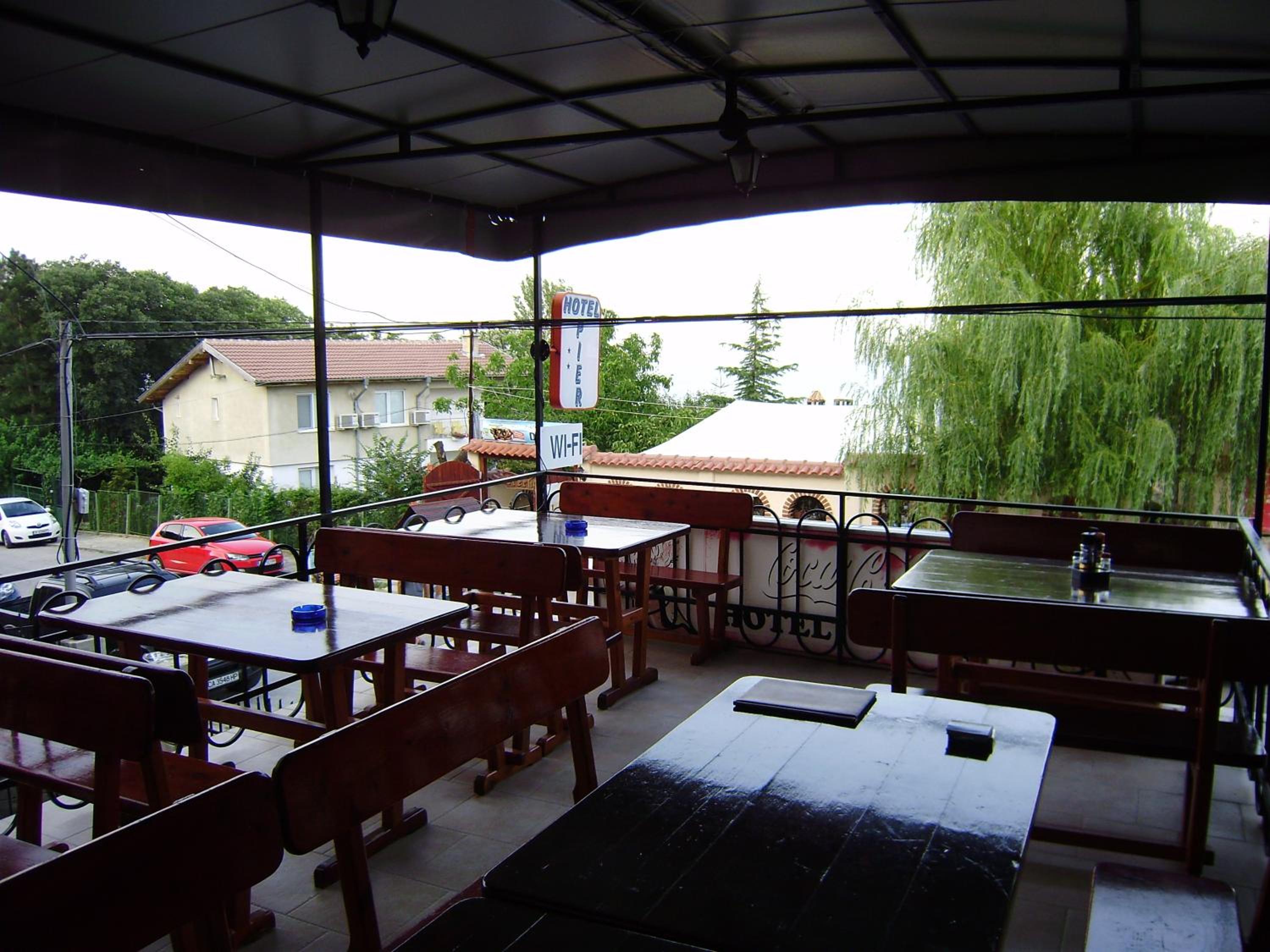 outdoor BBQ area