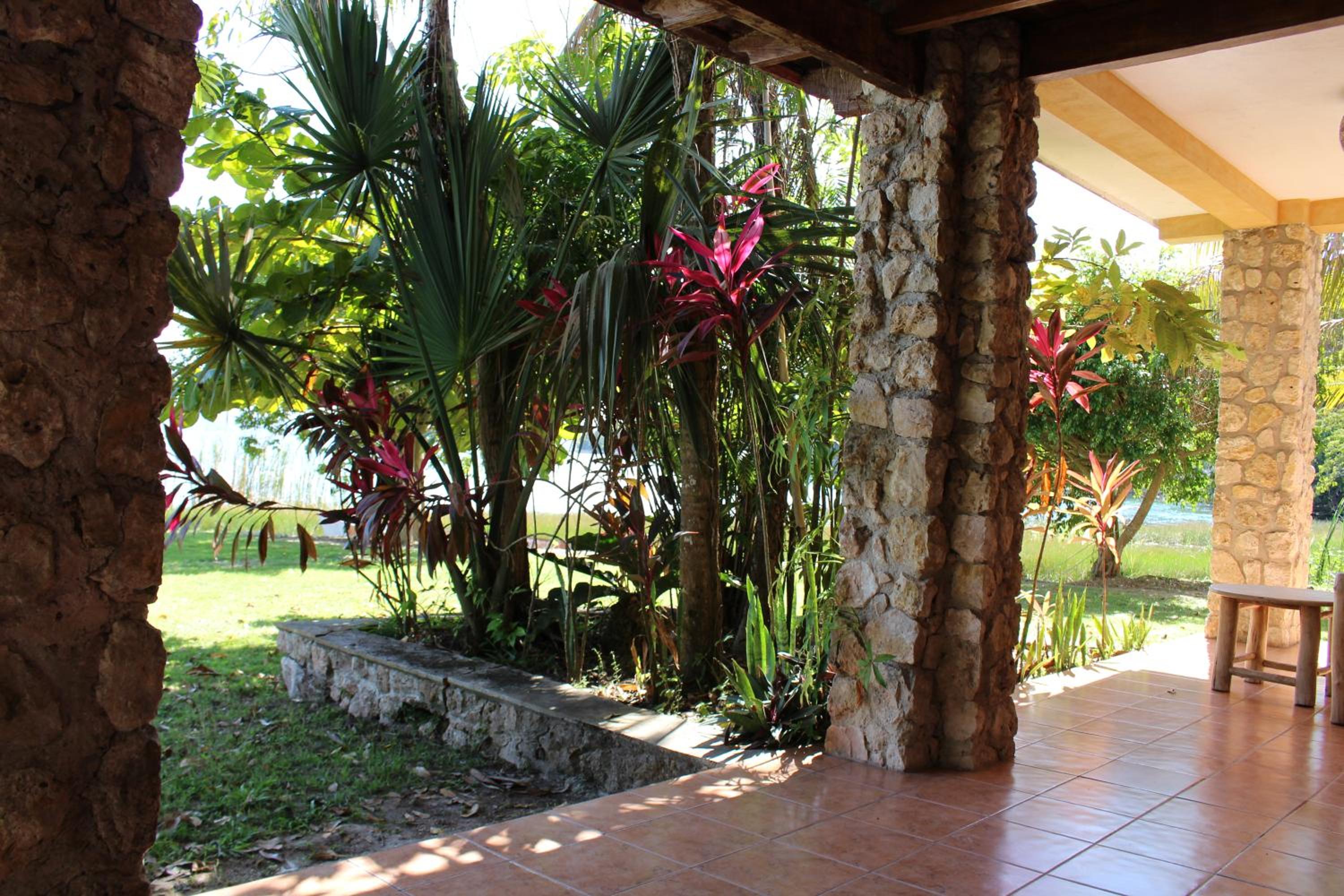 outdoor BBQ area