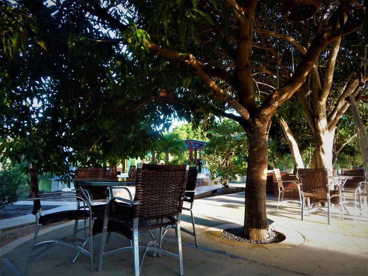 outdoor BBQ area