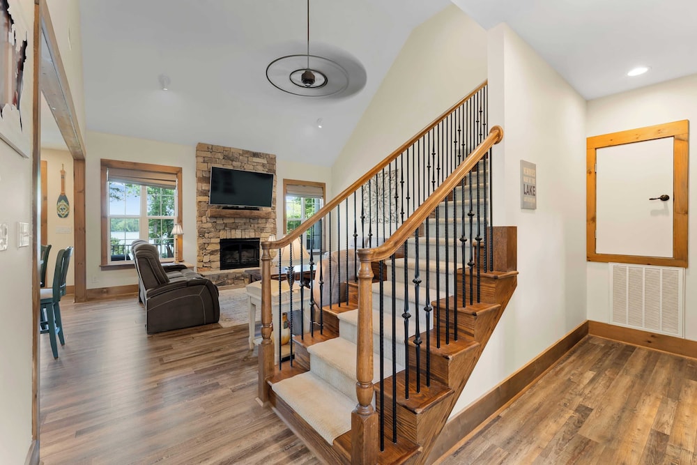 Spacious Waterfront Home on Lake Norman With Firepit, Views, and Dock Access