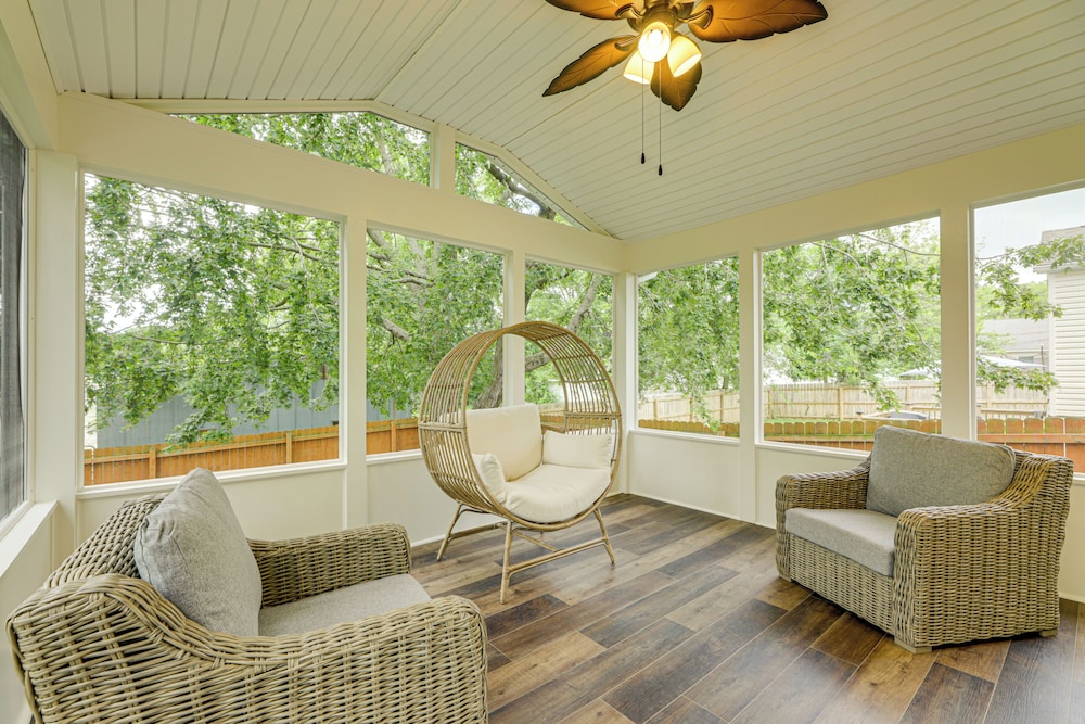 Modern Comfort Near Columbus: Home w/ Yard & Porch