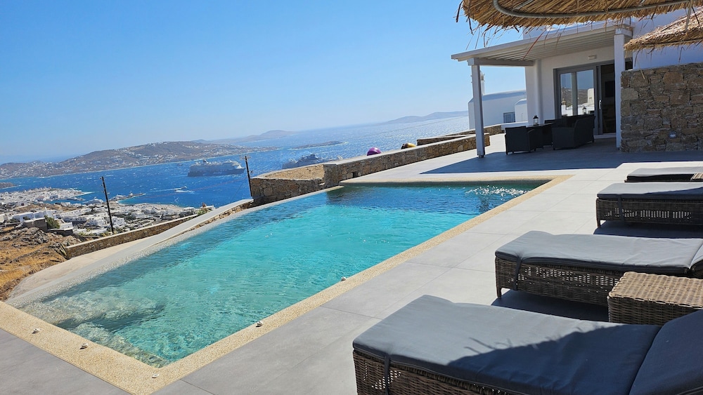 Aether Mykonos 3BR Port View Villa