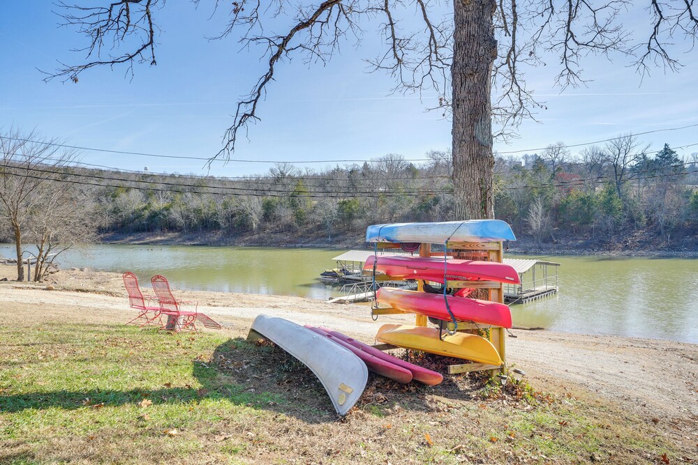 Walk to Lake & Trails: Cape Fair Retreat w/ Grill!