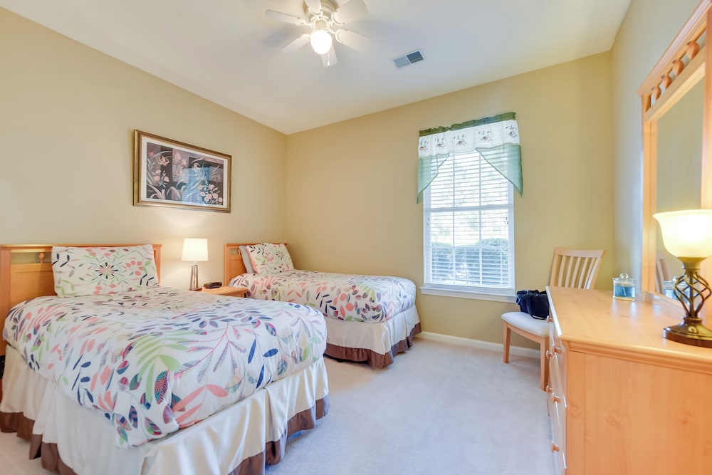 Pond Views & Community Perks: Sunset Beach Condo!