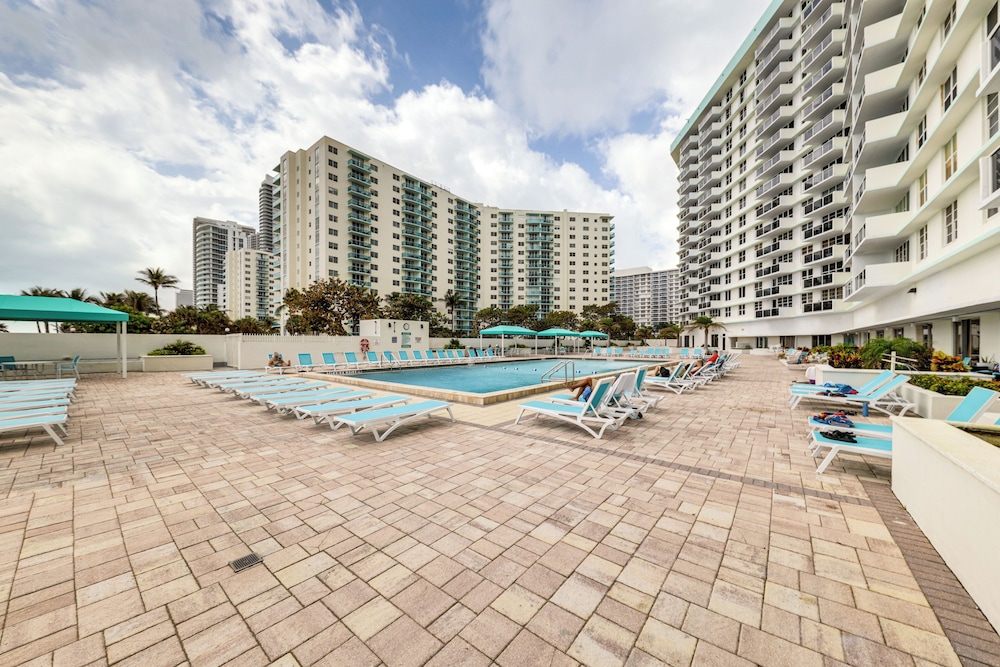 Balcony & Community Perks: Coastal Hollywood Condo