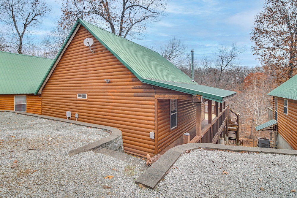 Boat Dock & Deck: Waterfront Cabin on Grand Lake