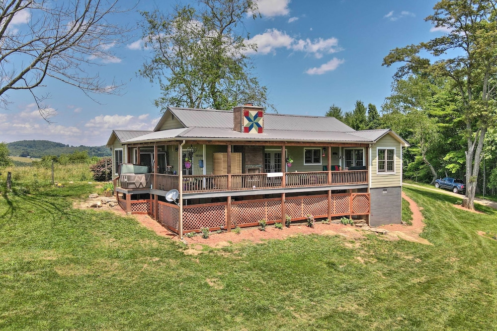 Charming Galax Retreat w/ Wraparound Deck! view 4
