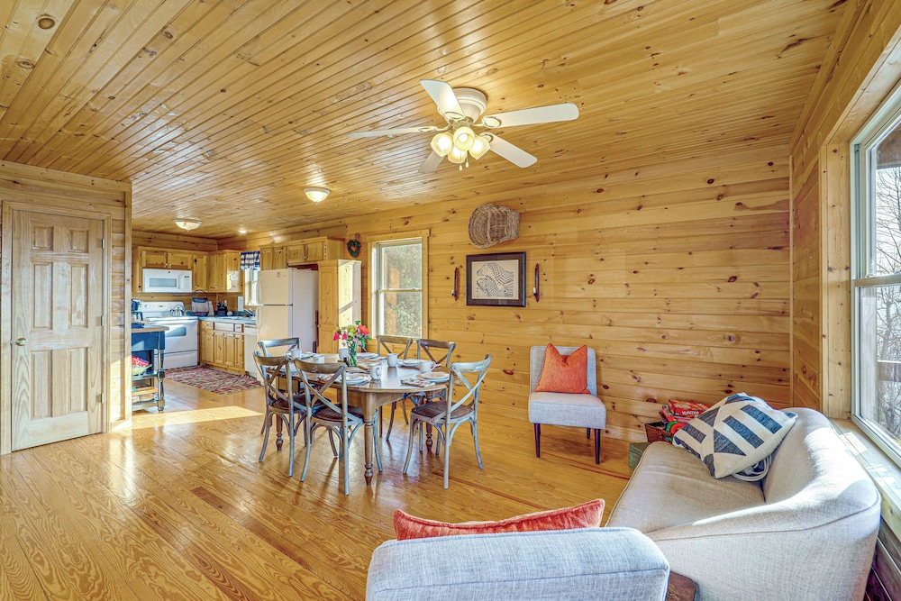 Deck & Views: Blue Ridge Mountain Cabin