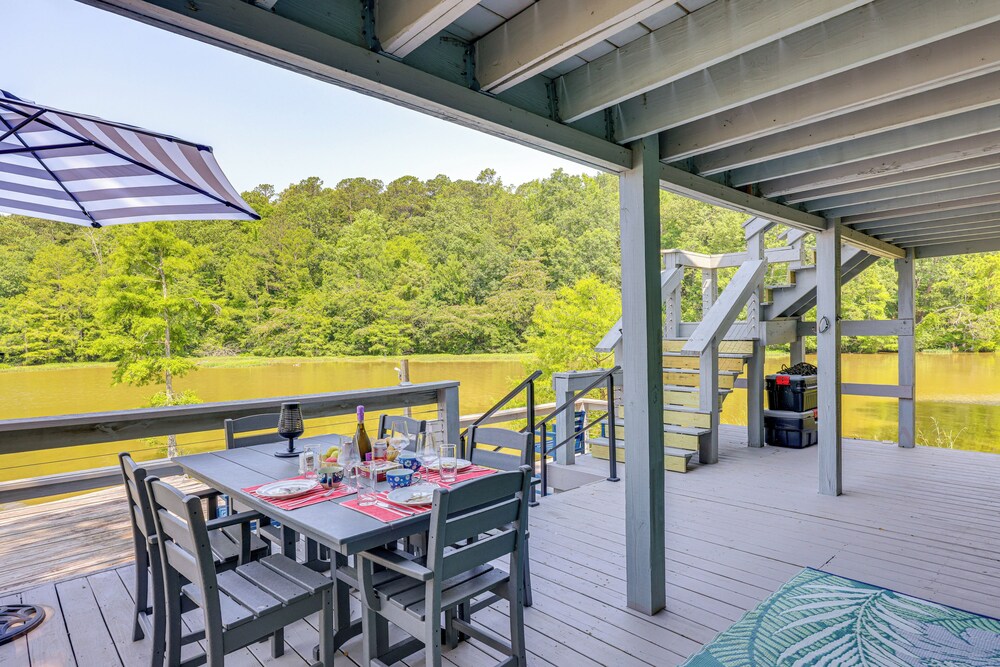 Private On-site Boat Dock: Remote Cabin in Titus