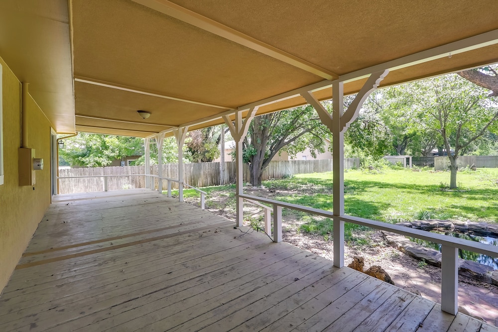 Group Getaway w/ Private Yard in Wichita!