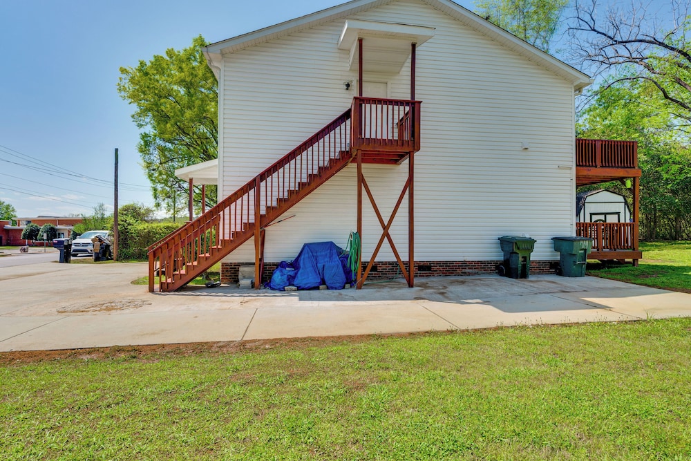 Outdoor Entertainment Area: Family Concord Apt!