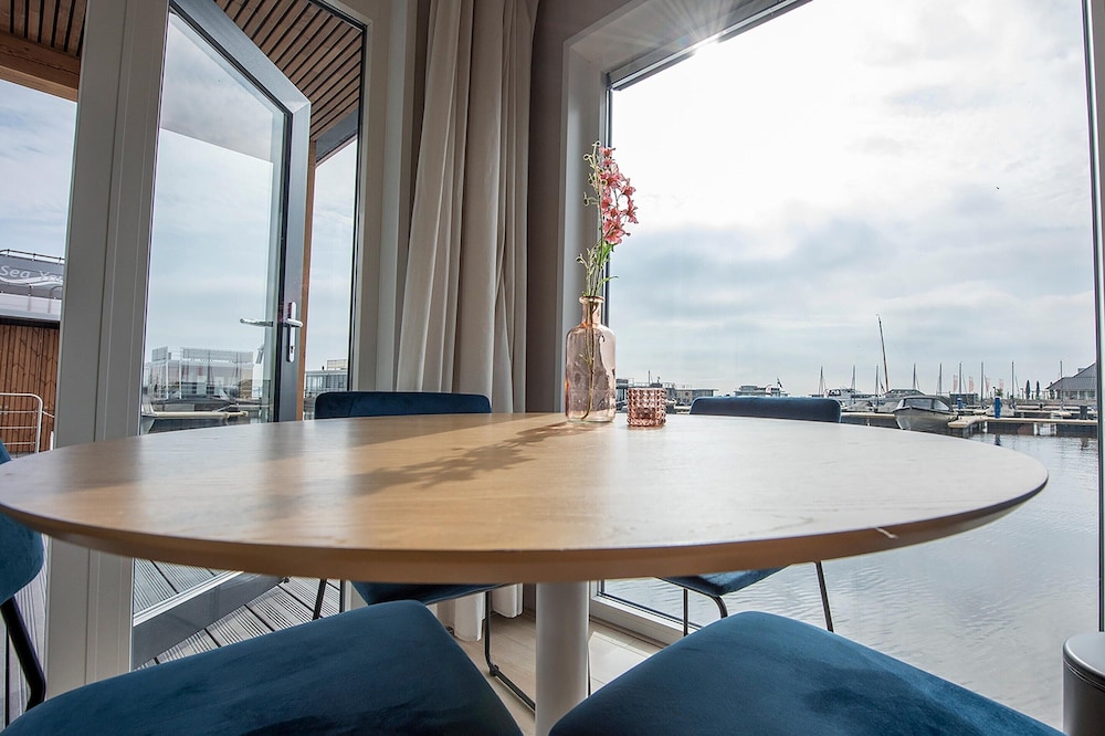 Houseboat in Sneek With Lake Views